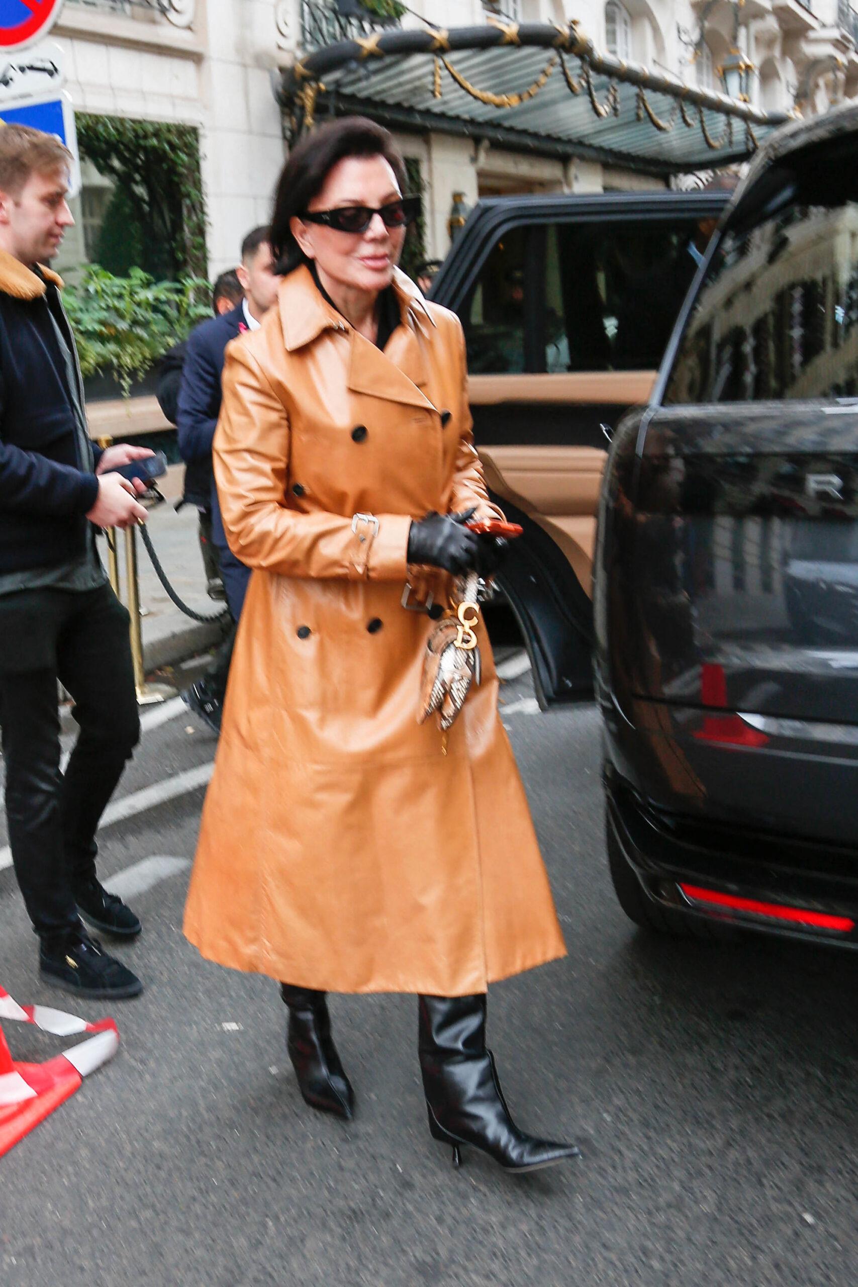 Kris Jenner leaving her hotel