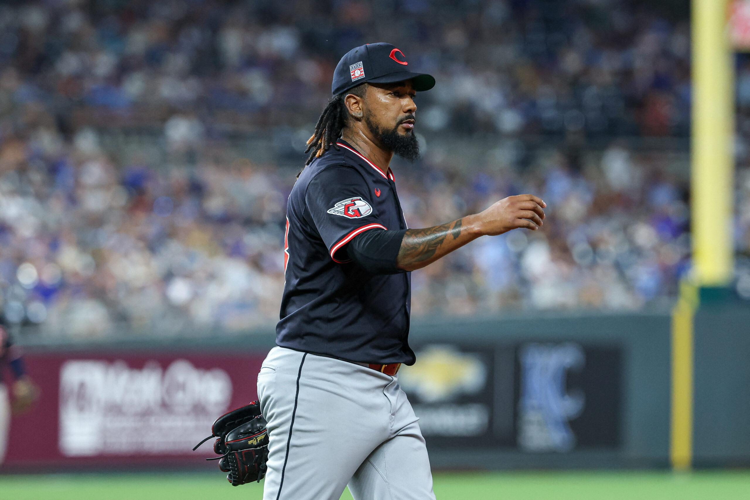 MLB pitcher Emmanuel Clase. 