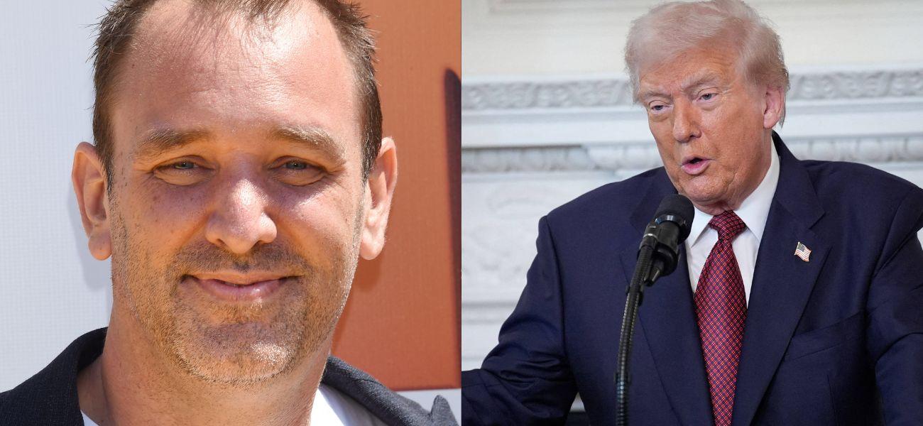 Trey Parker (left) Donald Trump (right)
