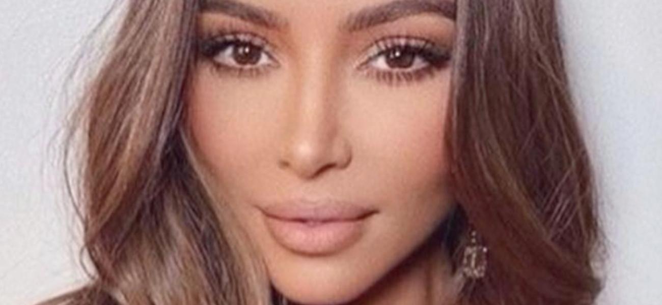 Kim Kardashian close up