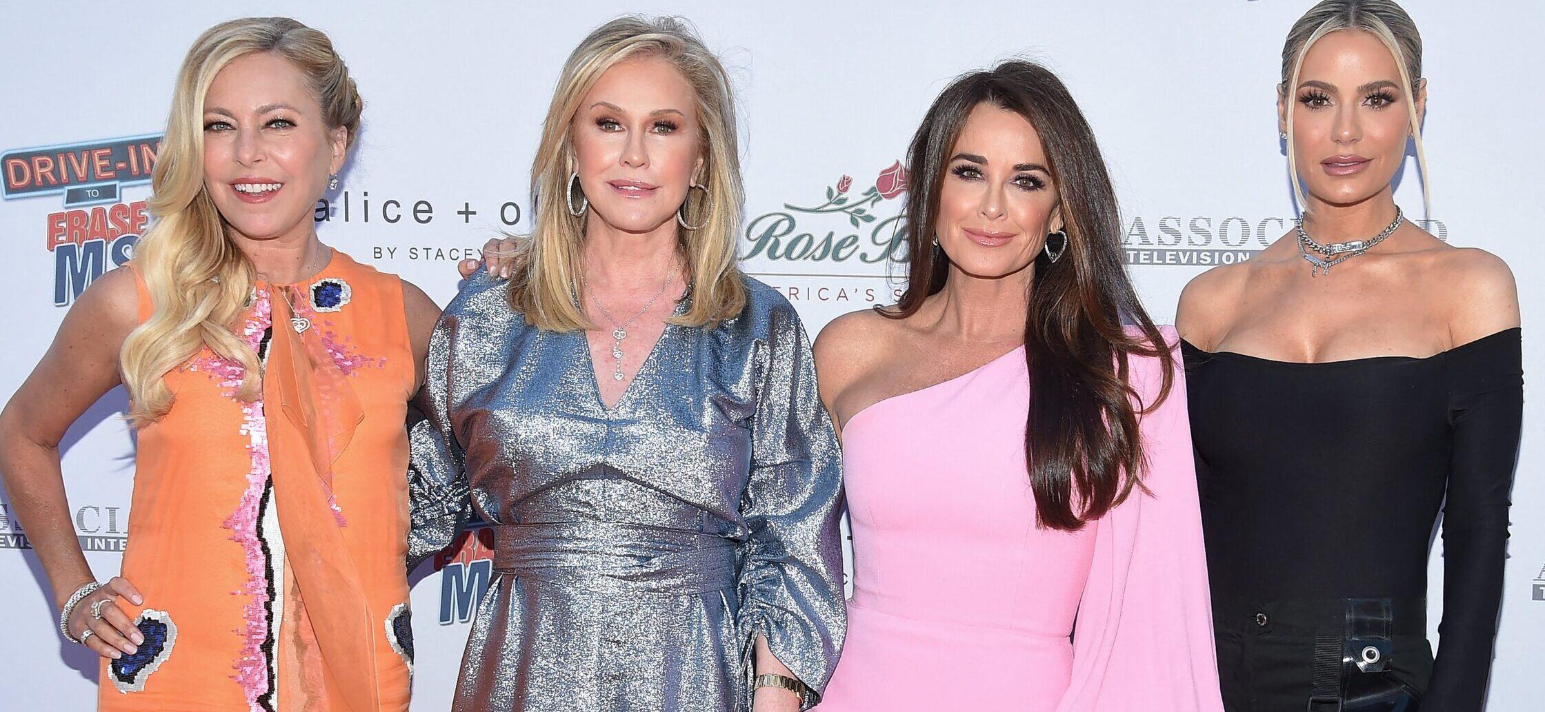 Sutton Stracke, Kathy Hilton, Kyle Richards and Dorit Kemsley at the 28th Annual Race to Erase MS: Drive-In Gala
