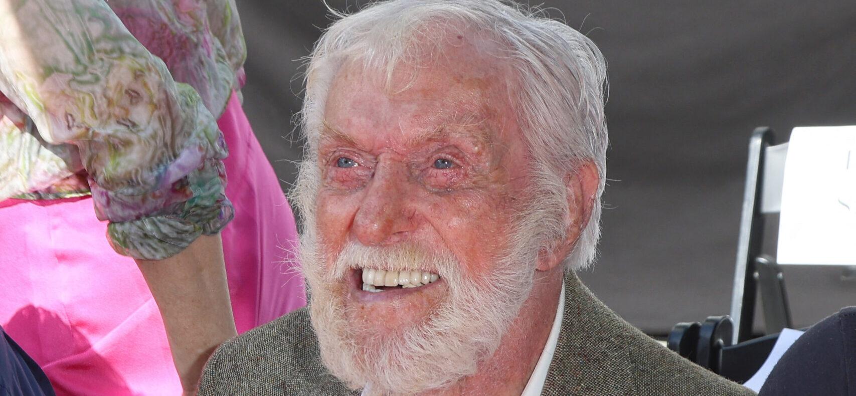 Dick Van Dyke at Ceremony honoring Carol Burnett with hand and foot prints