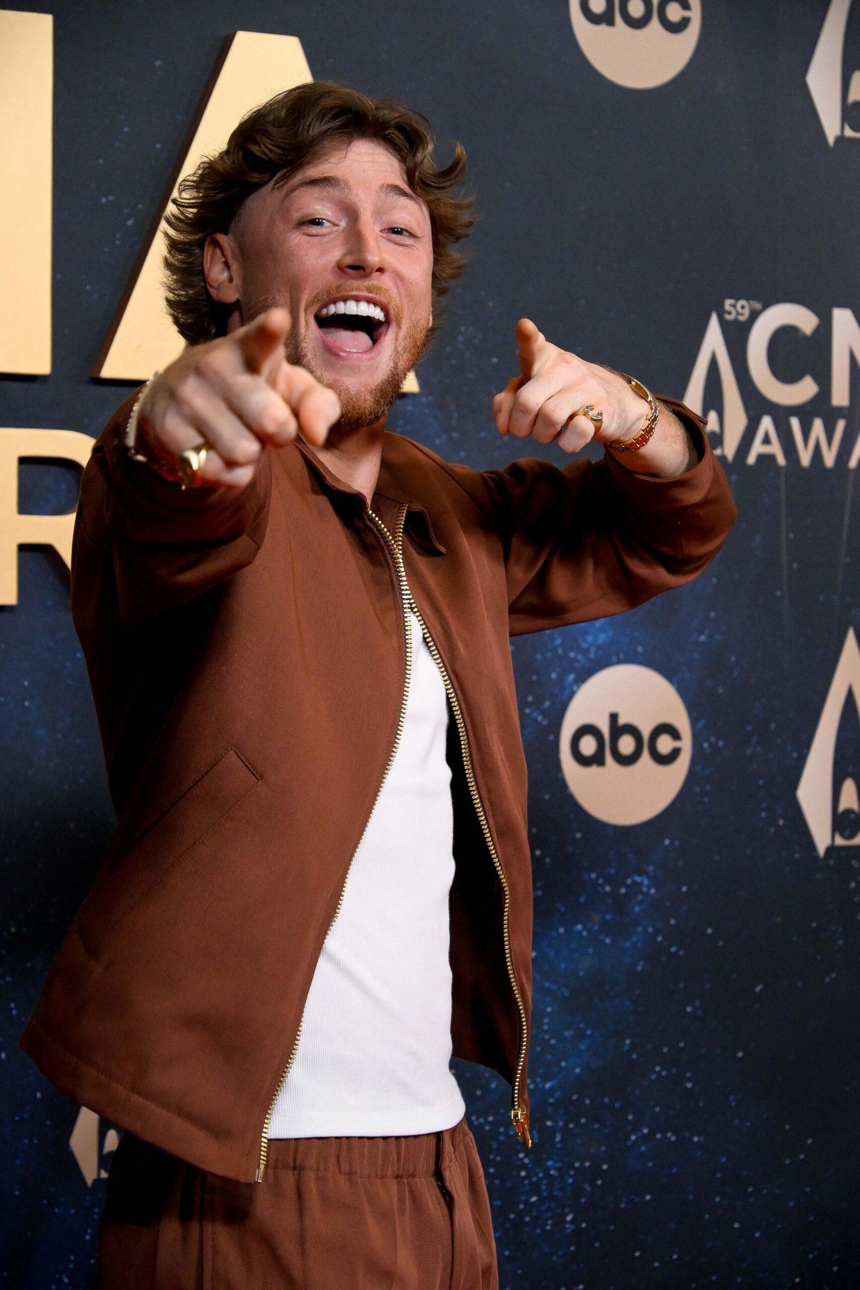 Bailey Zimmerman at the 59th Annual CMA Awards