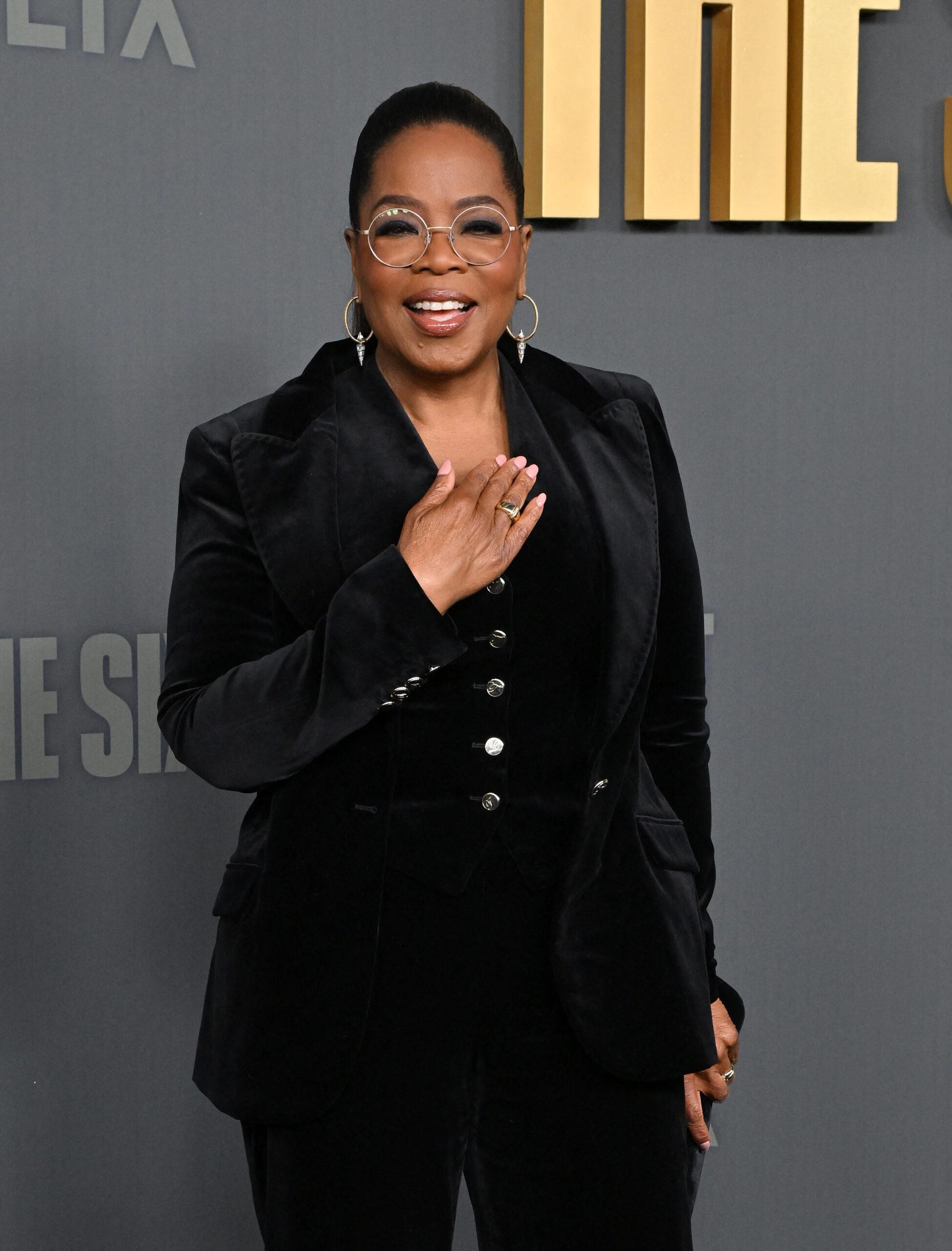 Oprah Winfrey en el estreno mundial de Six Triple Eight