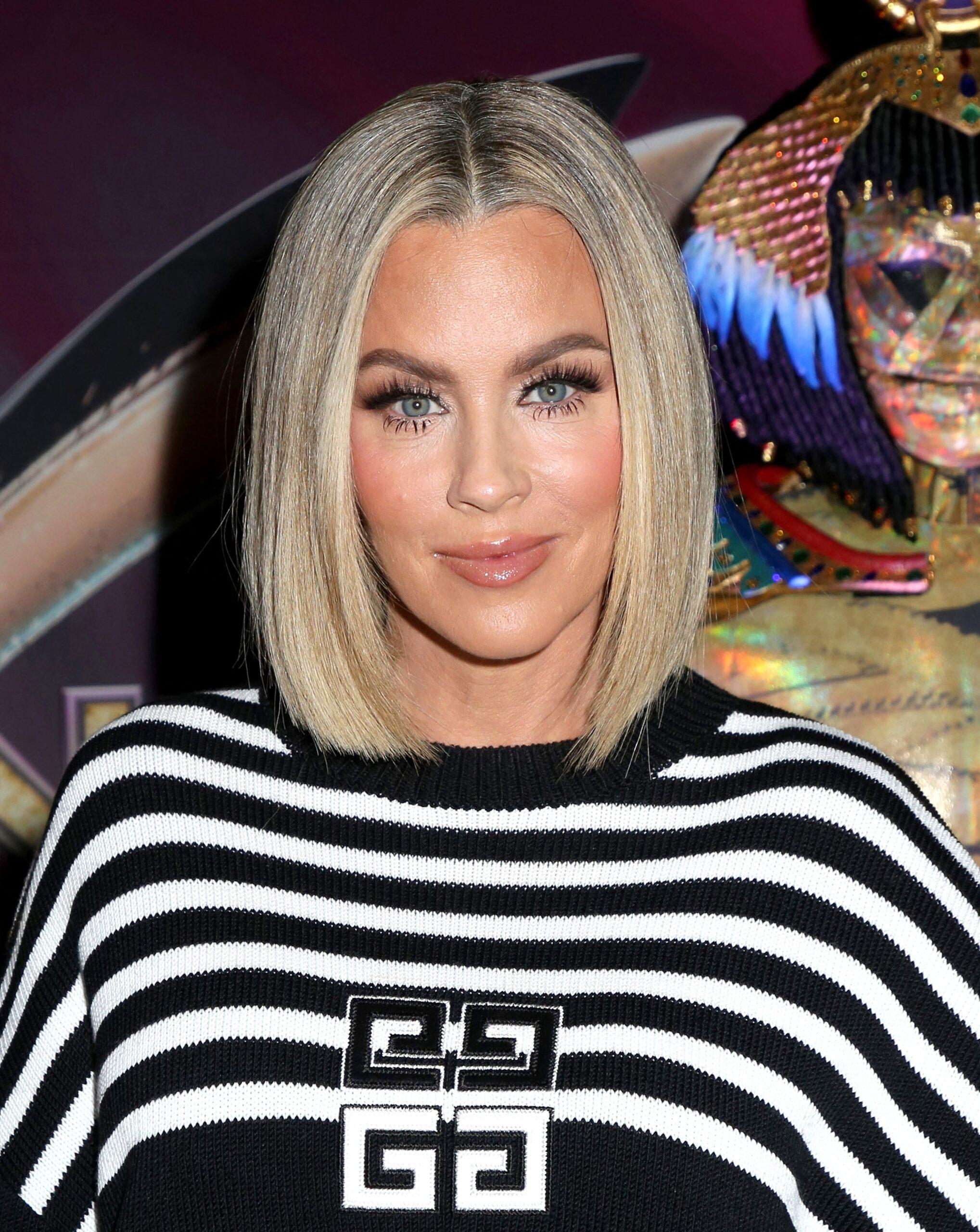Jenny McCarthy at the Masked Singer Exhibit with Jenny McCarthy-Wahlberg