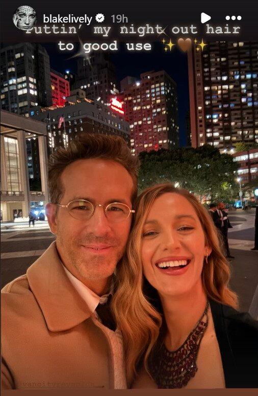 Blake Lively and Ryan Reynolds date night