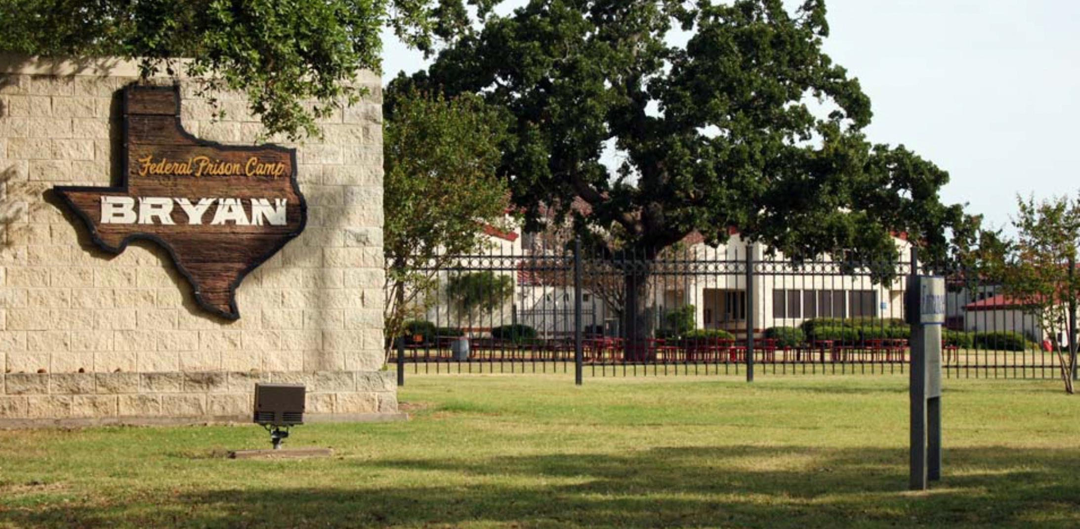 FCP Bryan minimum-security women's prison in Texas, where Ghislaine Maxwell is now being held
