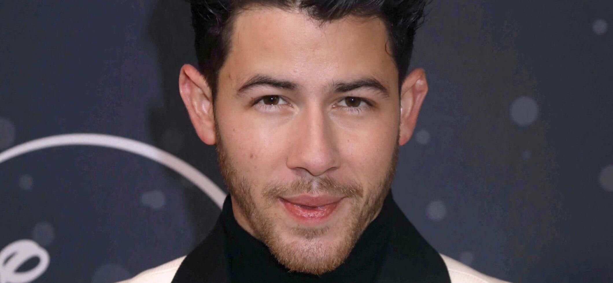 Nick Jonas at A Very Jonas Christmas Movie