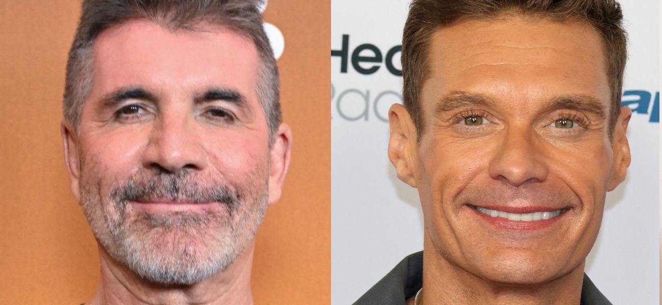 Simon Cowell (left) Ryan Seacrest (right)