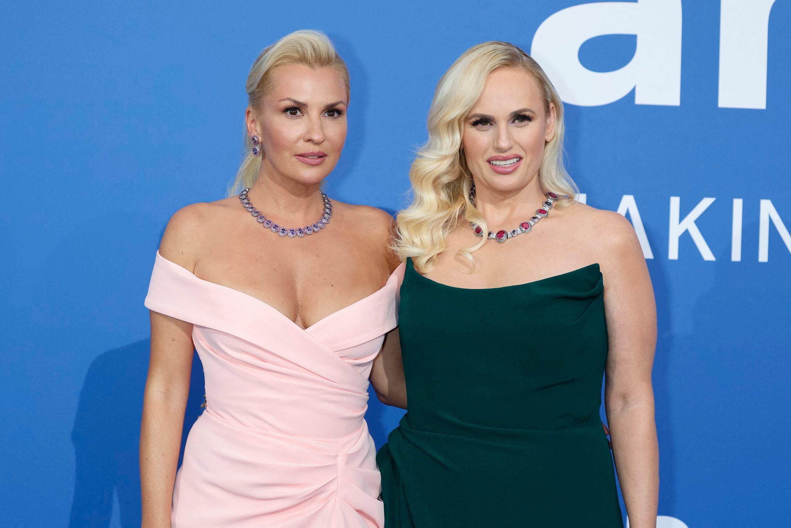 Ramona Agruma and Rebel Wilson at amfAR Gala Cannes 2023