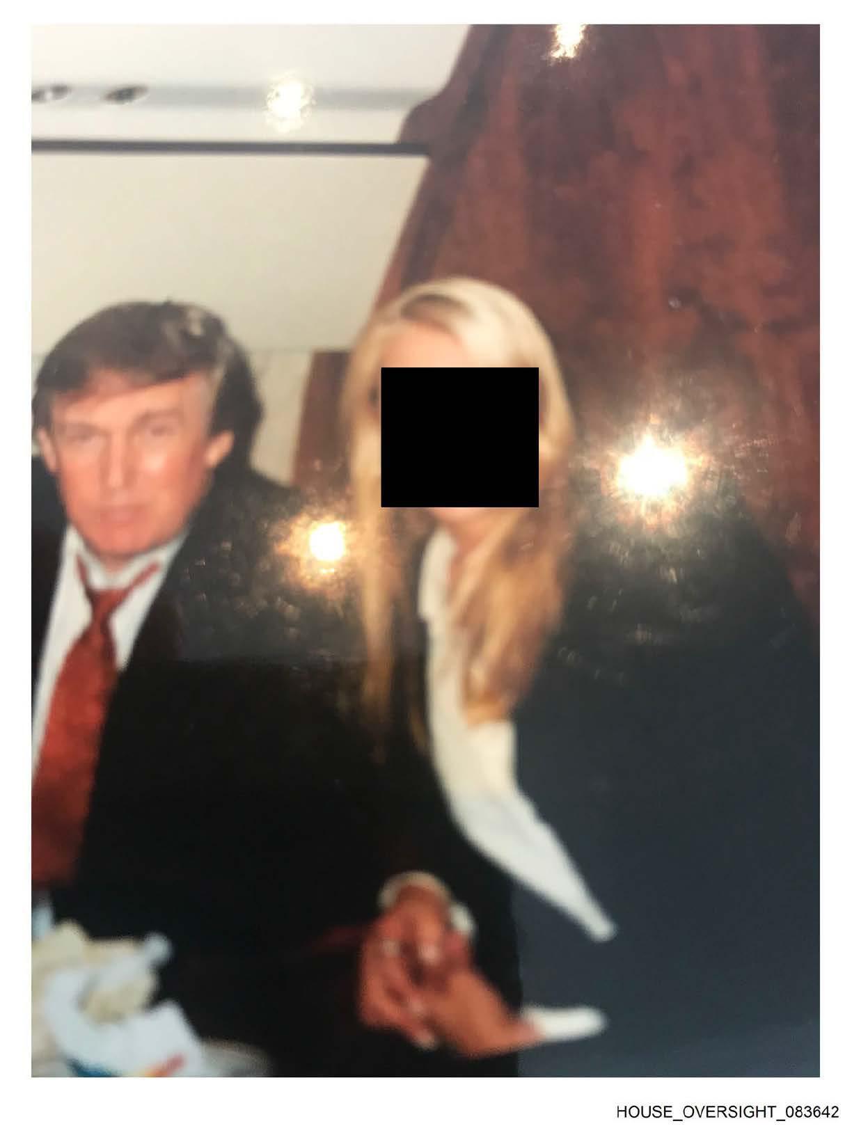 Donald Trump with an unidentified woman