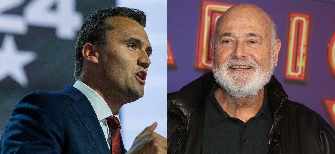 Charlie Kirk, Rob Reiner photo collage