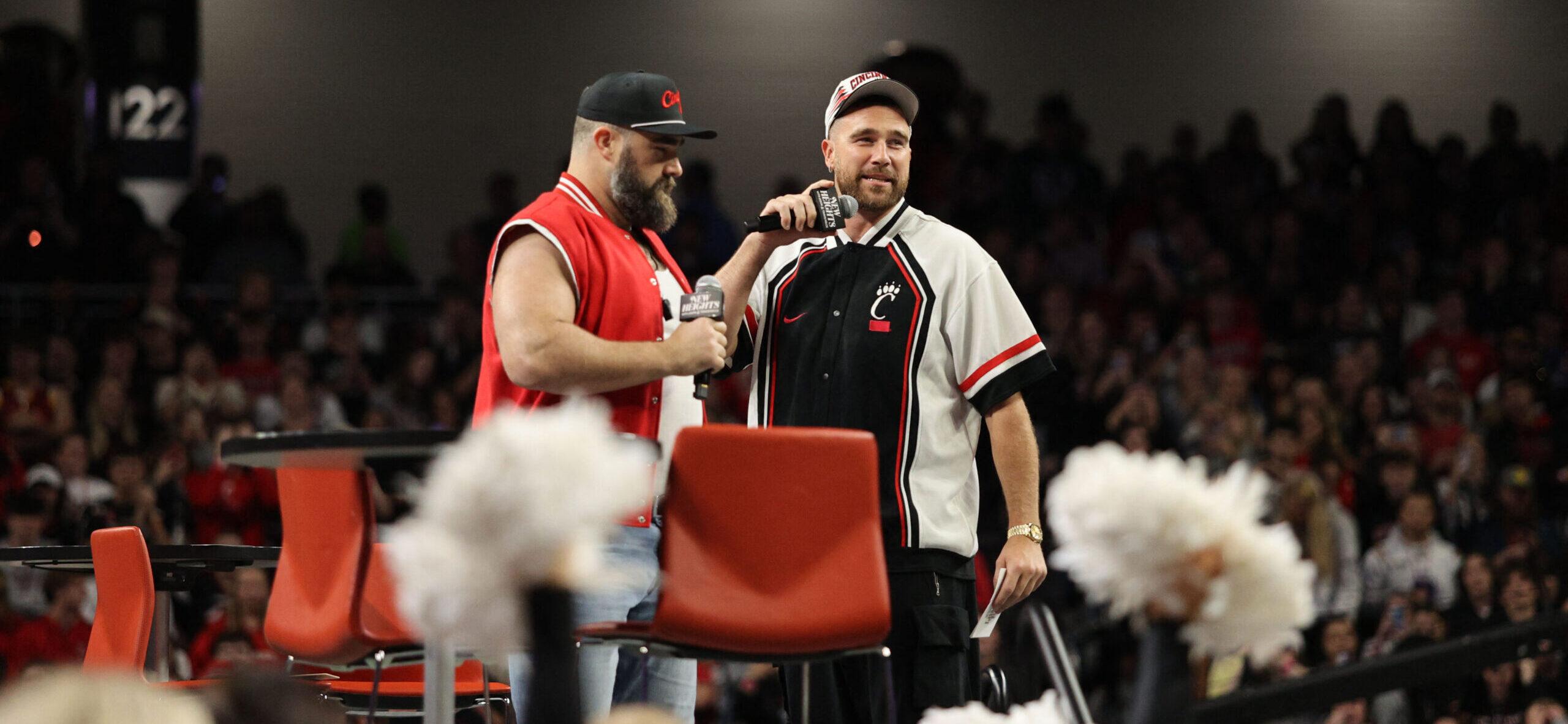 Travis and Jason Kelce.