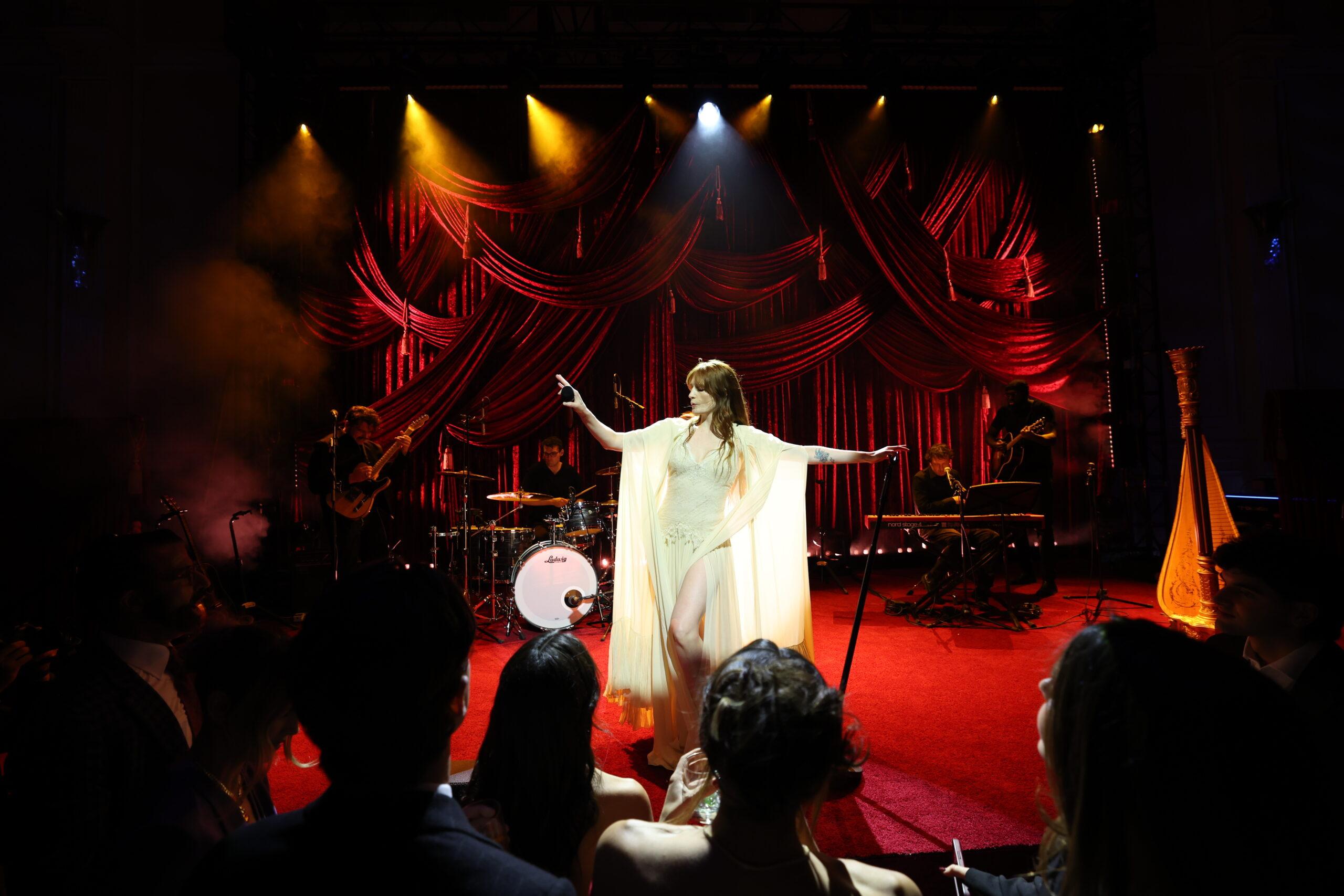 Florence + The Machine on stage