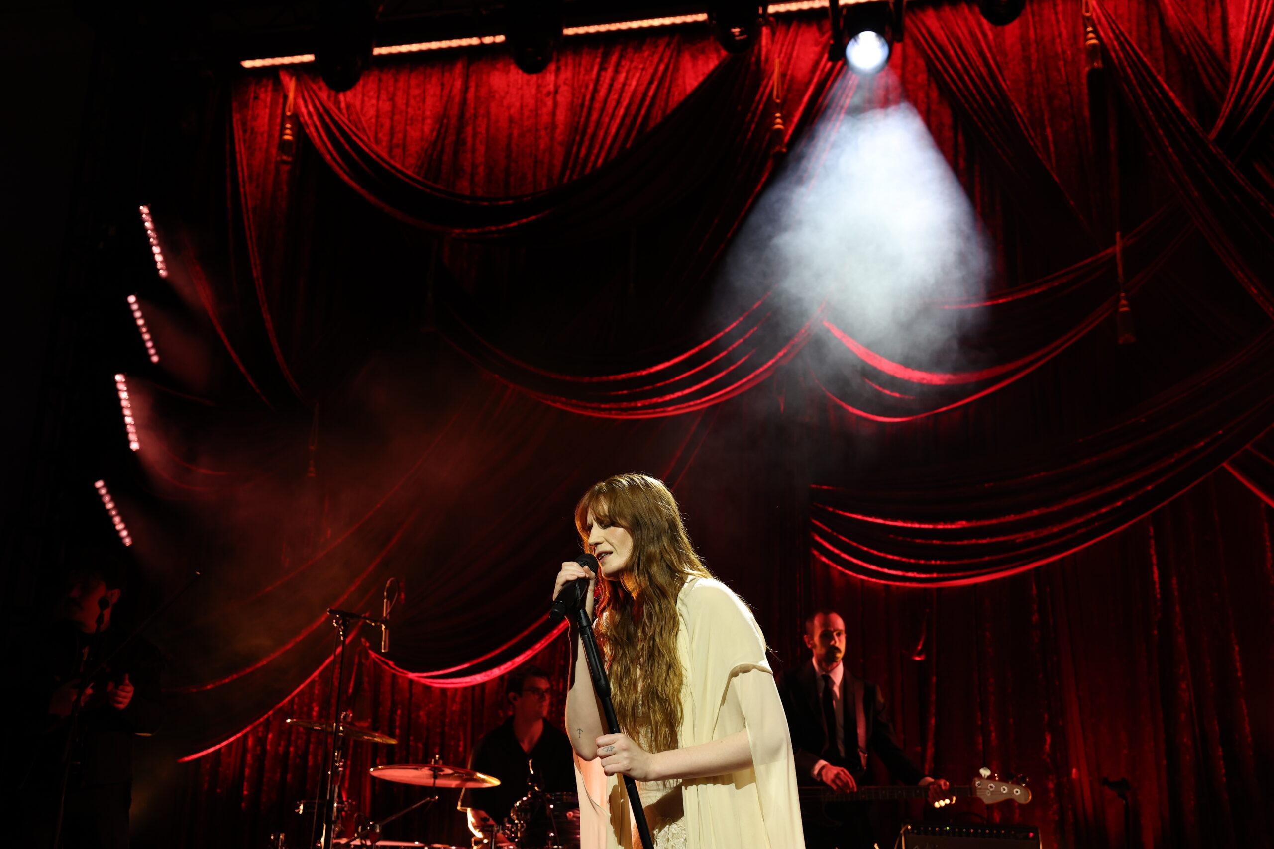 Florence + The Machine on stage