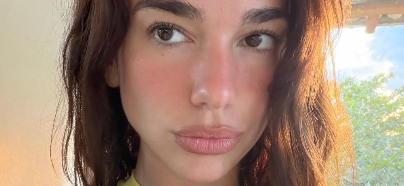 Dua Lipa close up