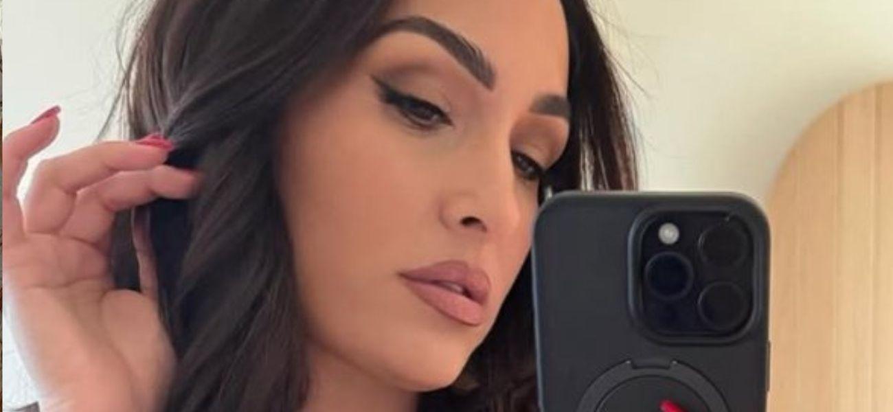 Nikki Bella mirror selfie