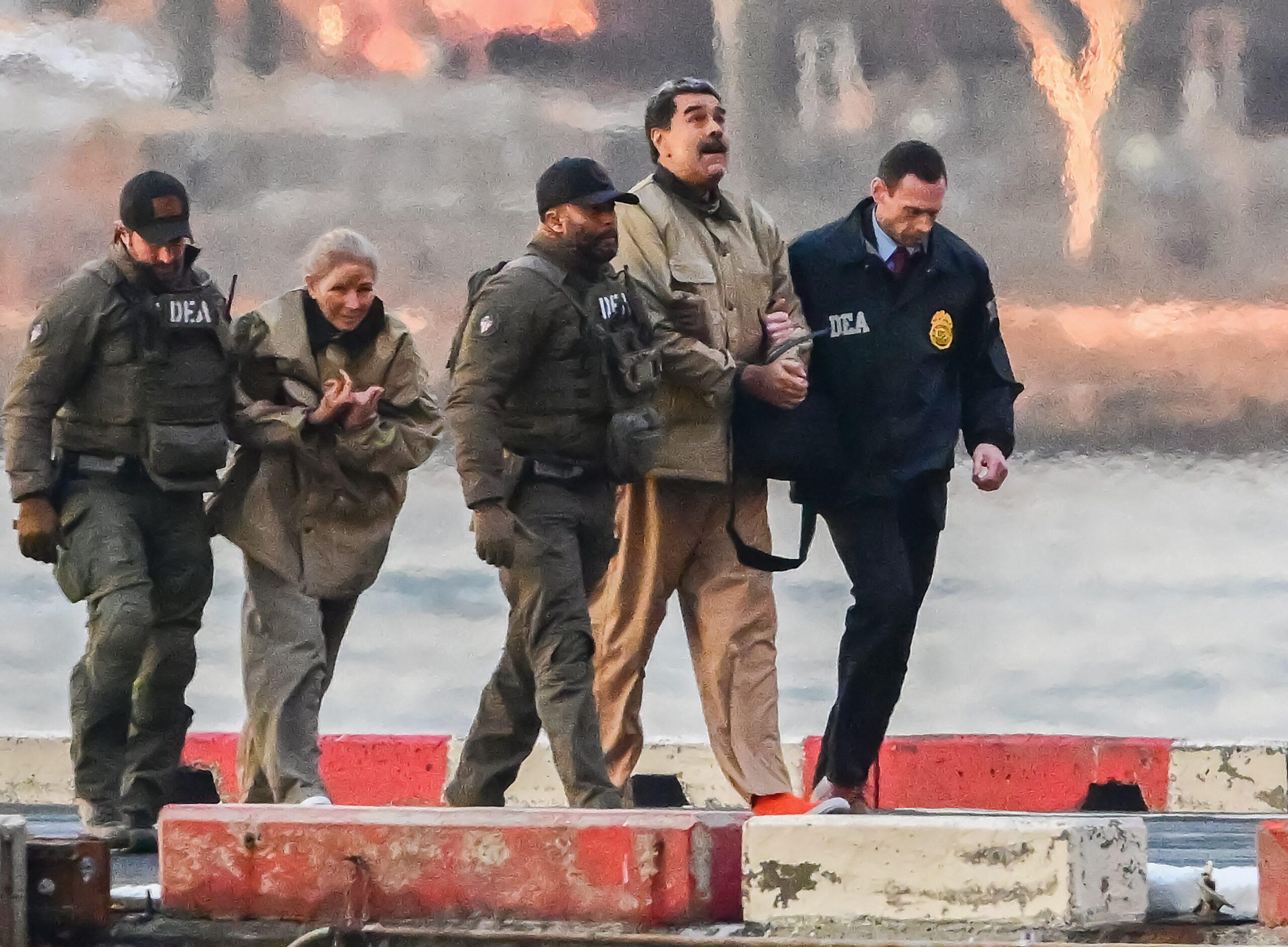 Nicolas Maduro Arrival in Manhattan