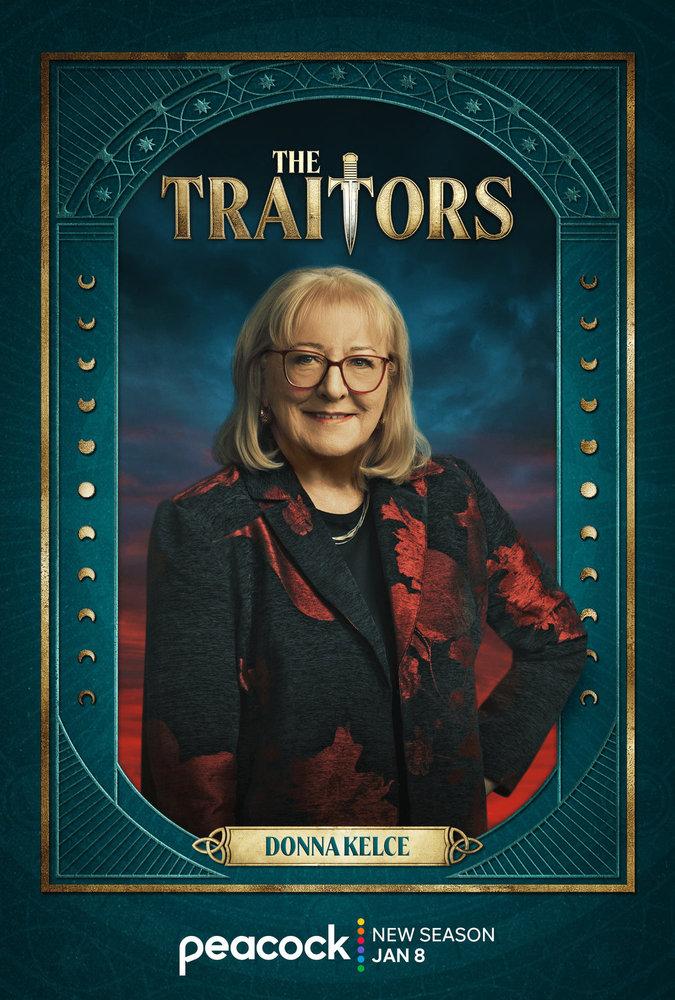 Donna Kelce on "The Traitors."