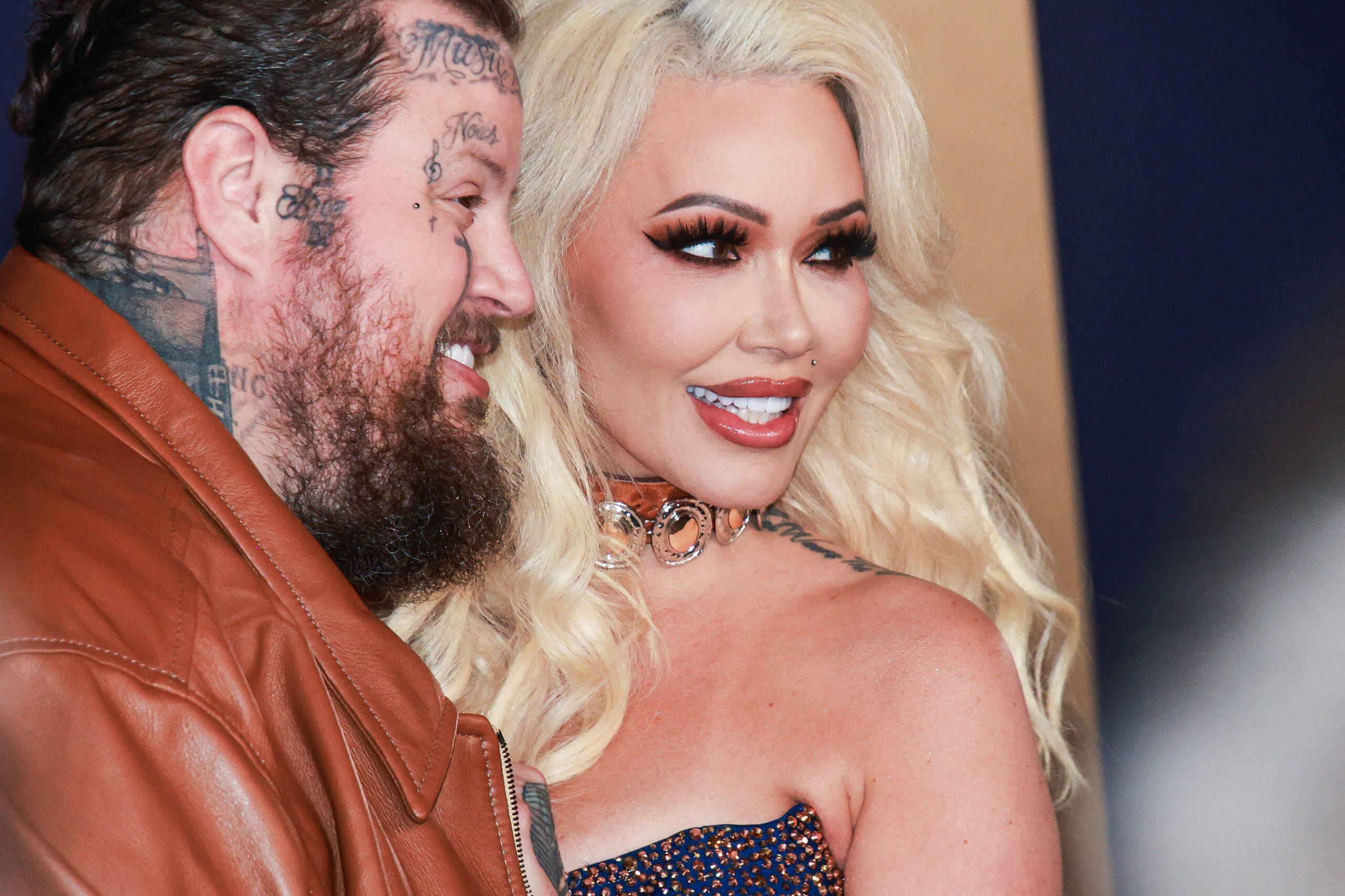 Jelly Roll and Bunnie XO at the 59th Academy of Country Music Awards