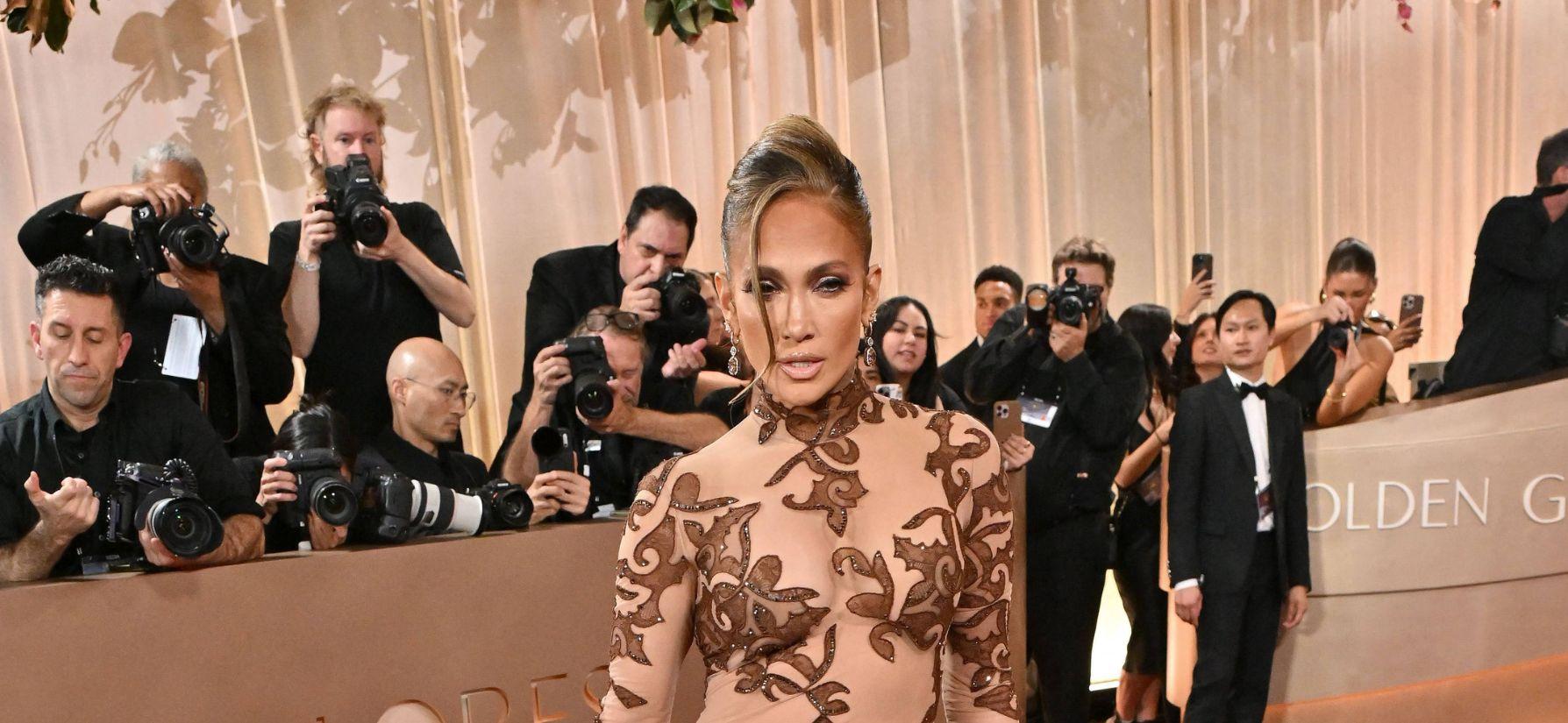 Jennifer Lopez on the red carpet