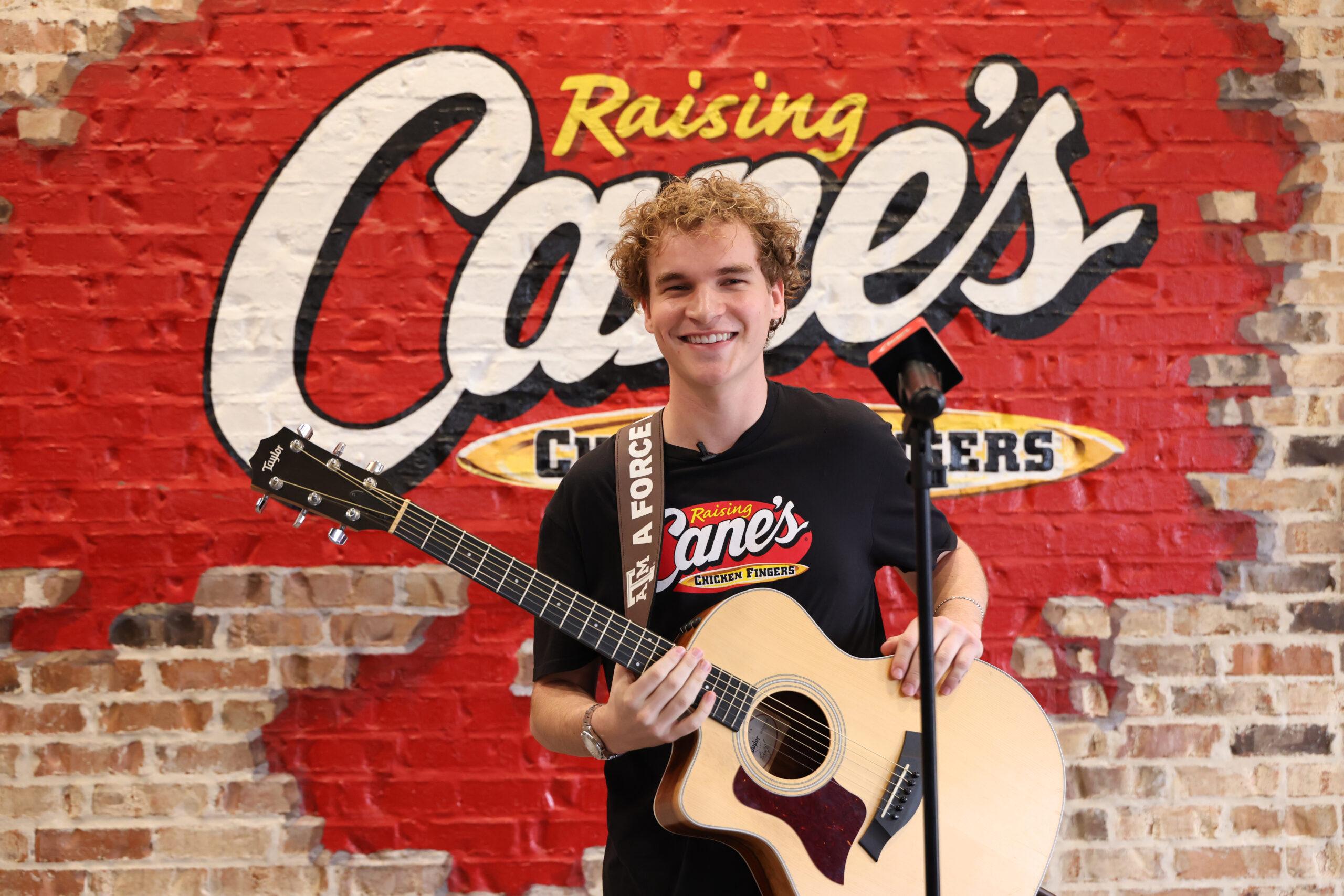 The Voice Winner Aiden Ross Celebrates Season 28 Victory With Homecoming Performance And "Shift" At Raising Cane's Near Texas A&M
