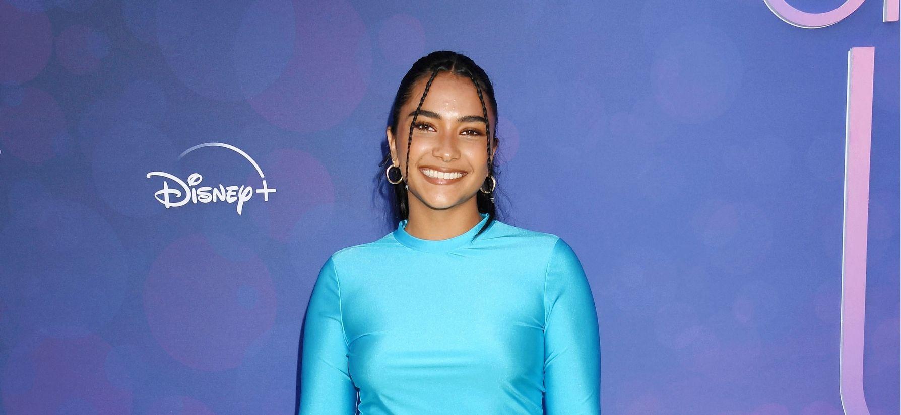 Sienna Mae Gomez on the red carpet