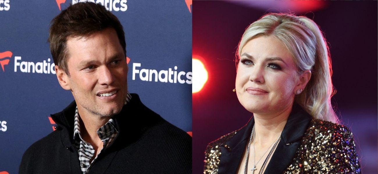 Tom Brady, Erika Kirk photo collage