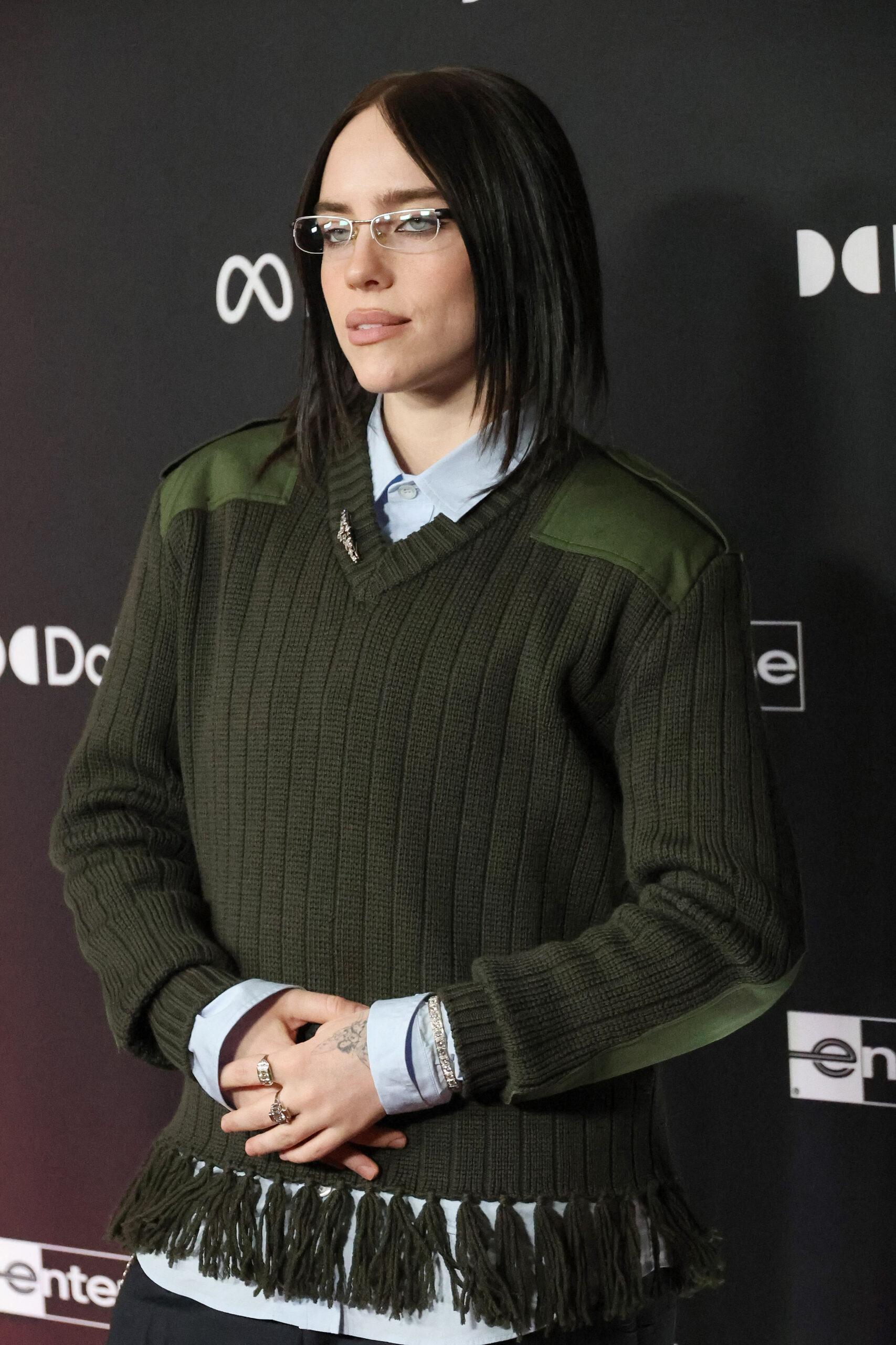 Billie Eilish at the World Premiere Of 20th Century Studios Avatar: Fire And Ash