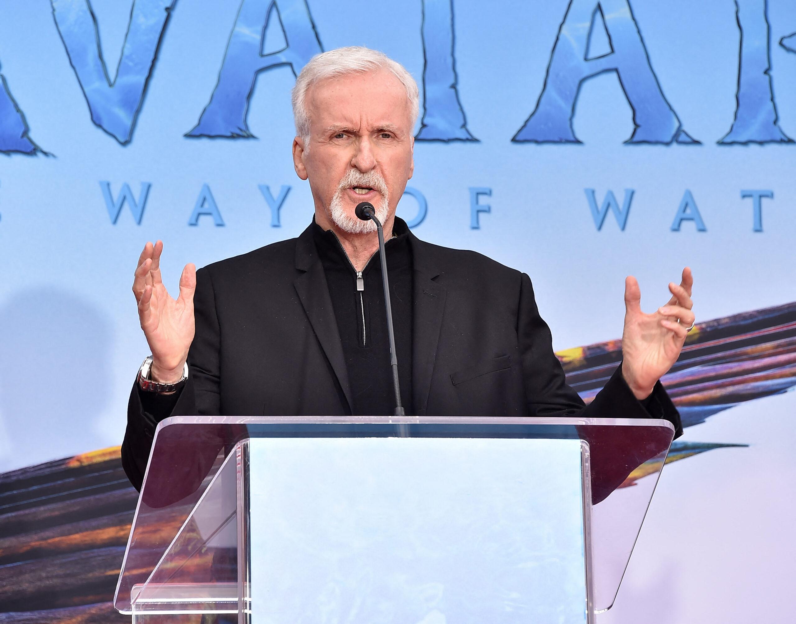 James Cameron na Cerimônia das Pegadas