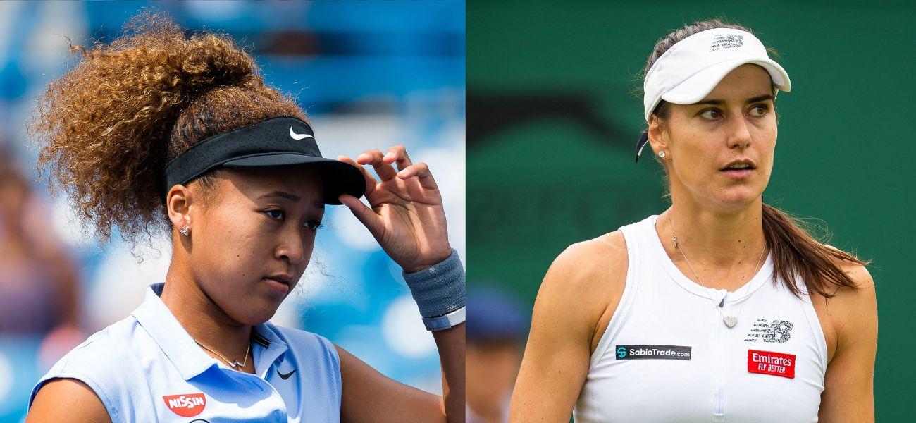 Naomi Osaka and Sorana Cirstea