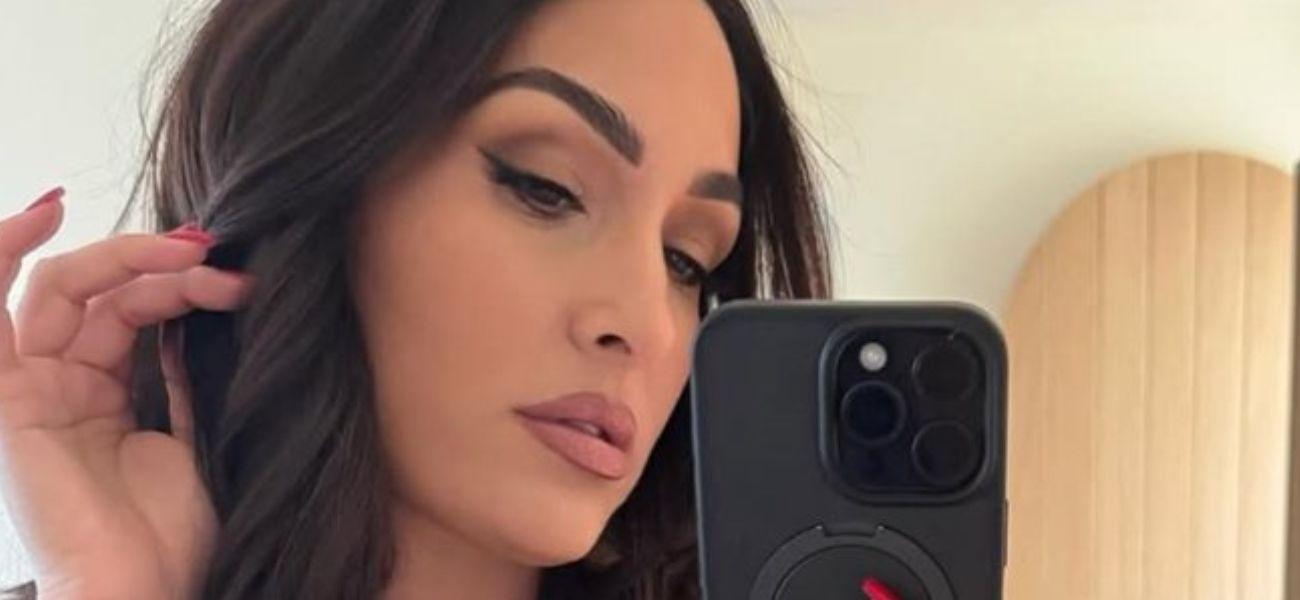 Nikki Bella mirror selfie