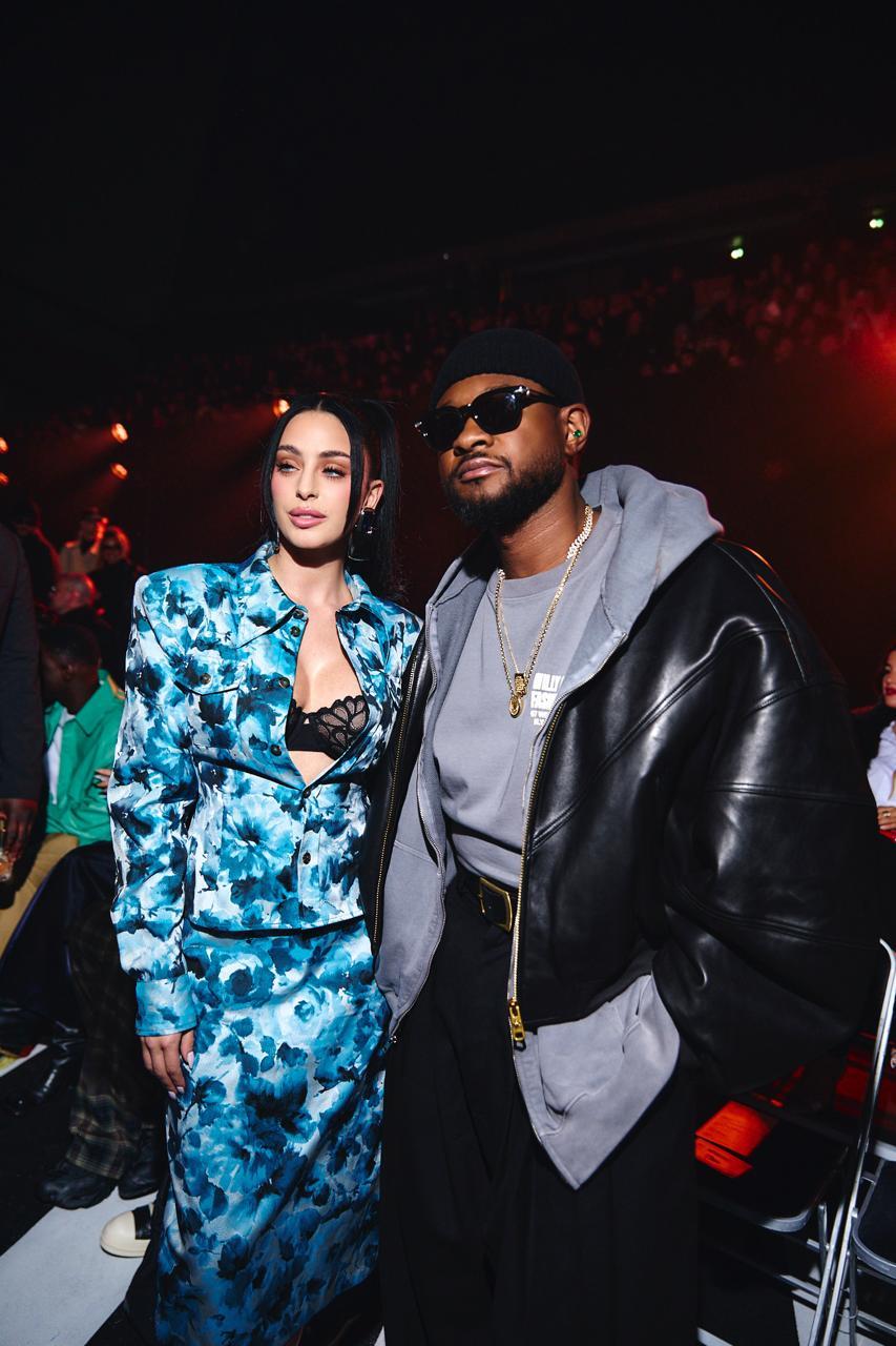 Usher and Camilla Araujo