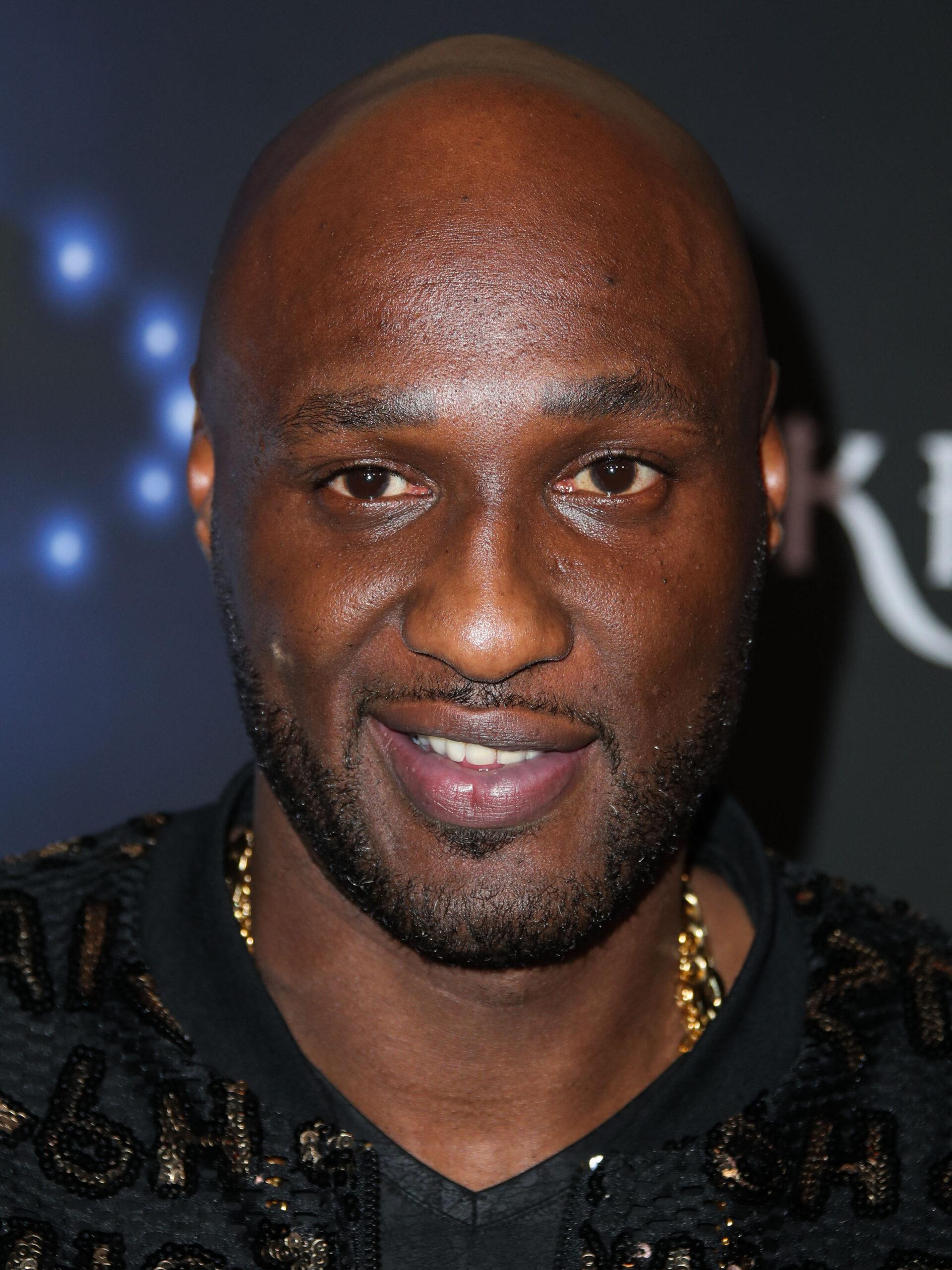 Lamar Odom en la fiesta de Halloween MAXIM 2017