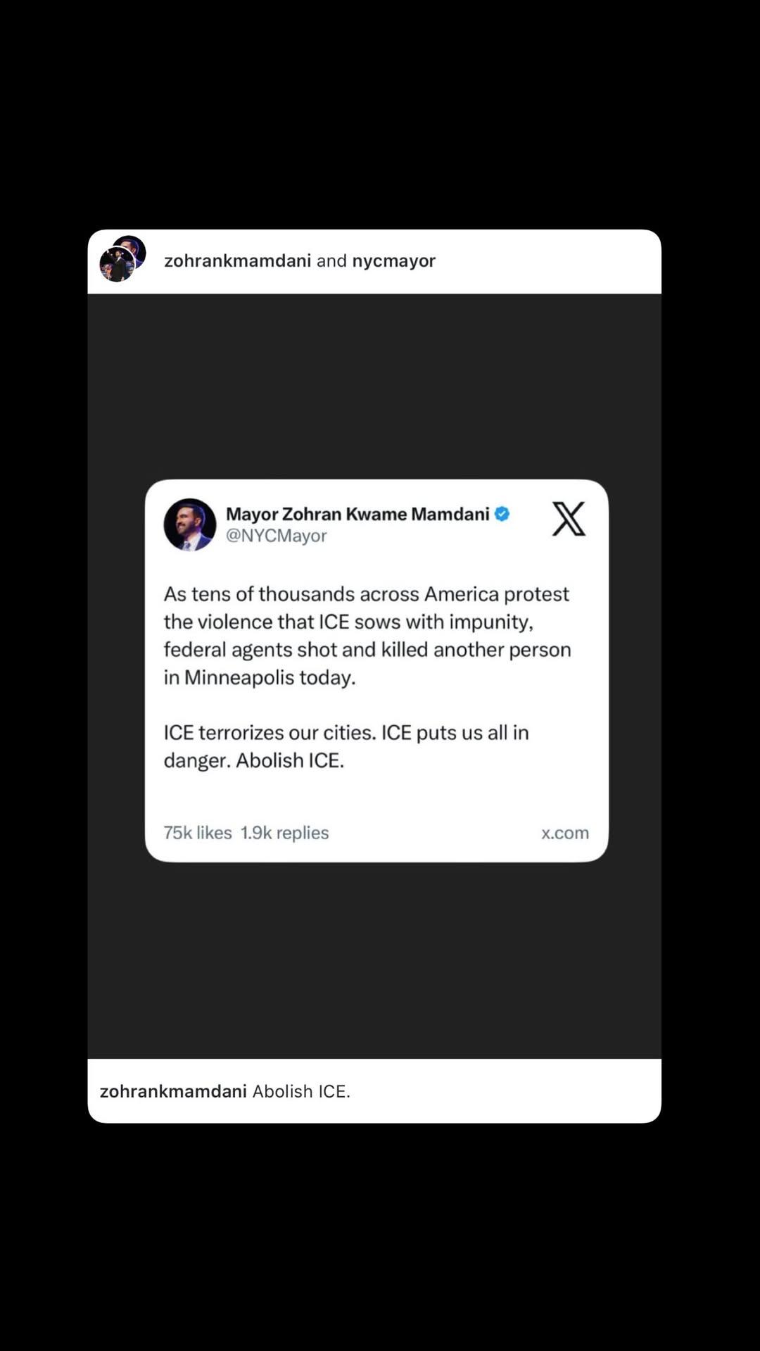 Ariana Grande, IG Stories. 