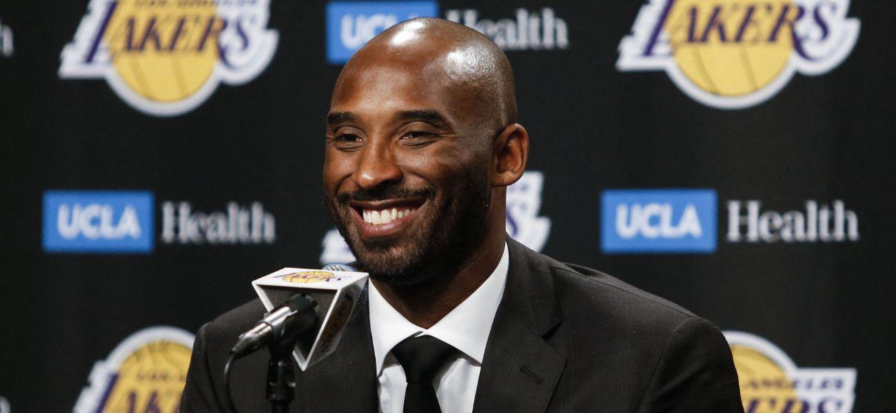 Kobe Bryant at press conference