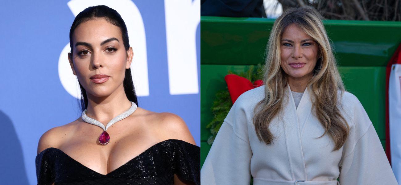 Georgina Rodriguez and Melania Trump