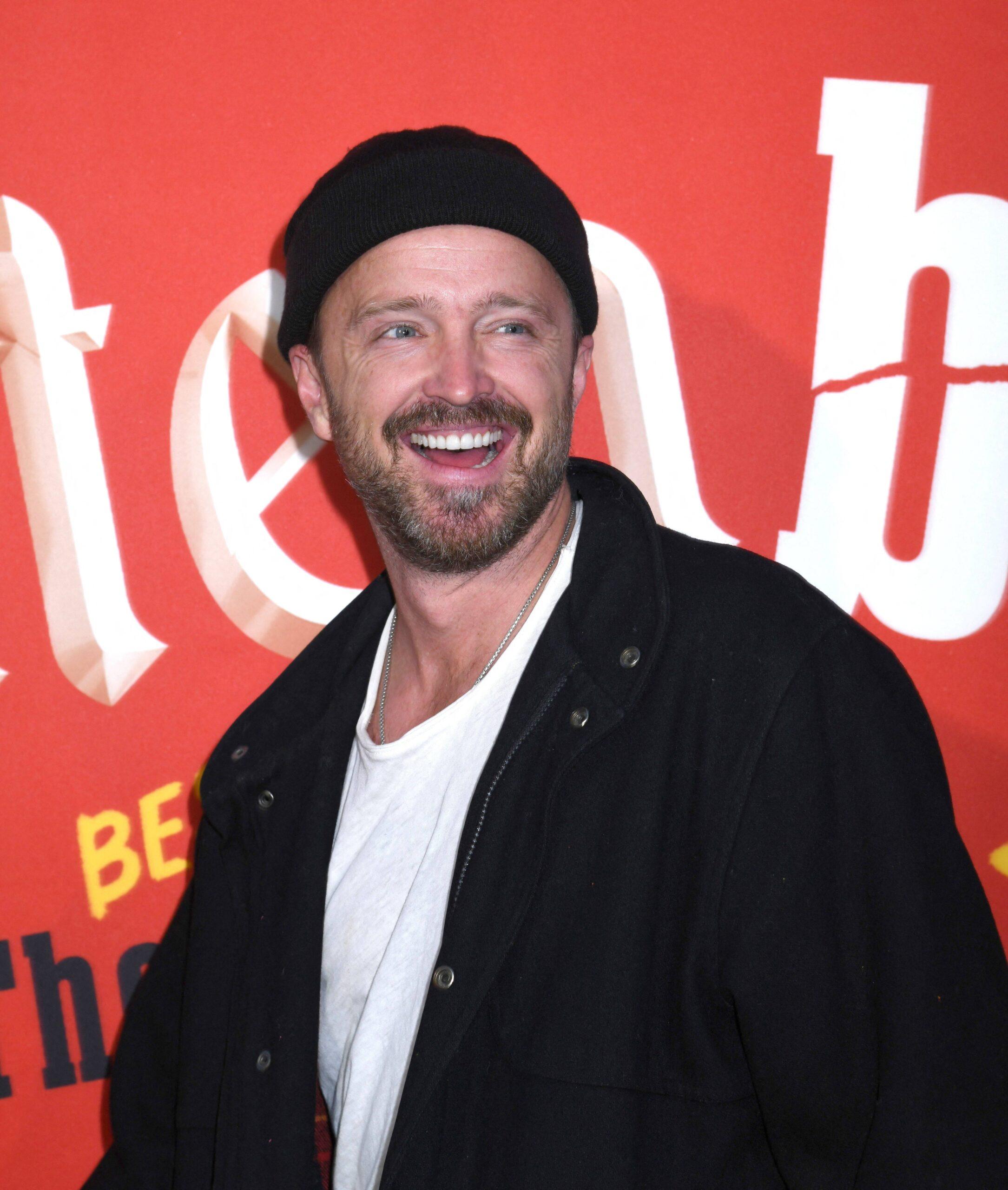 Aaron Paul em 'Gutenberg! O musical!' Noite de estreia na Broadway