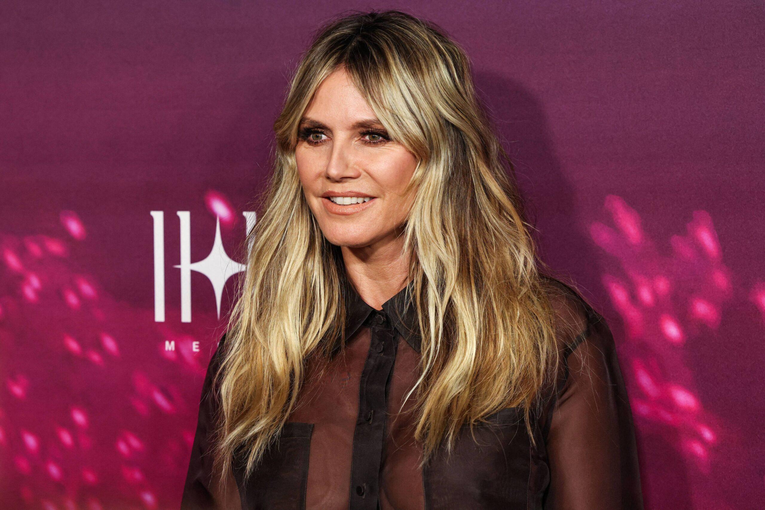 Heidi Klum at Los Angeles World Premiere Of CJ 4DPLEX's 'Infinite Icon: A Visual Memoir'