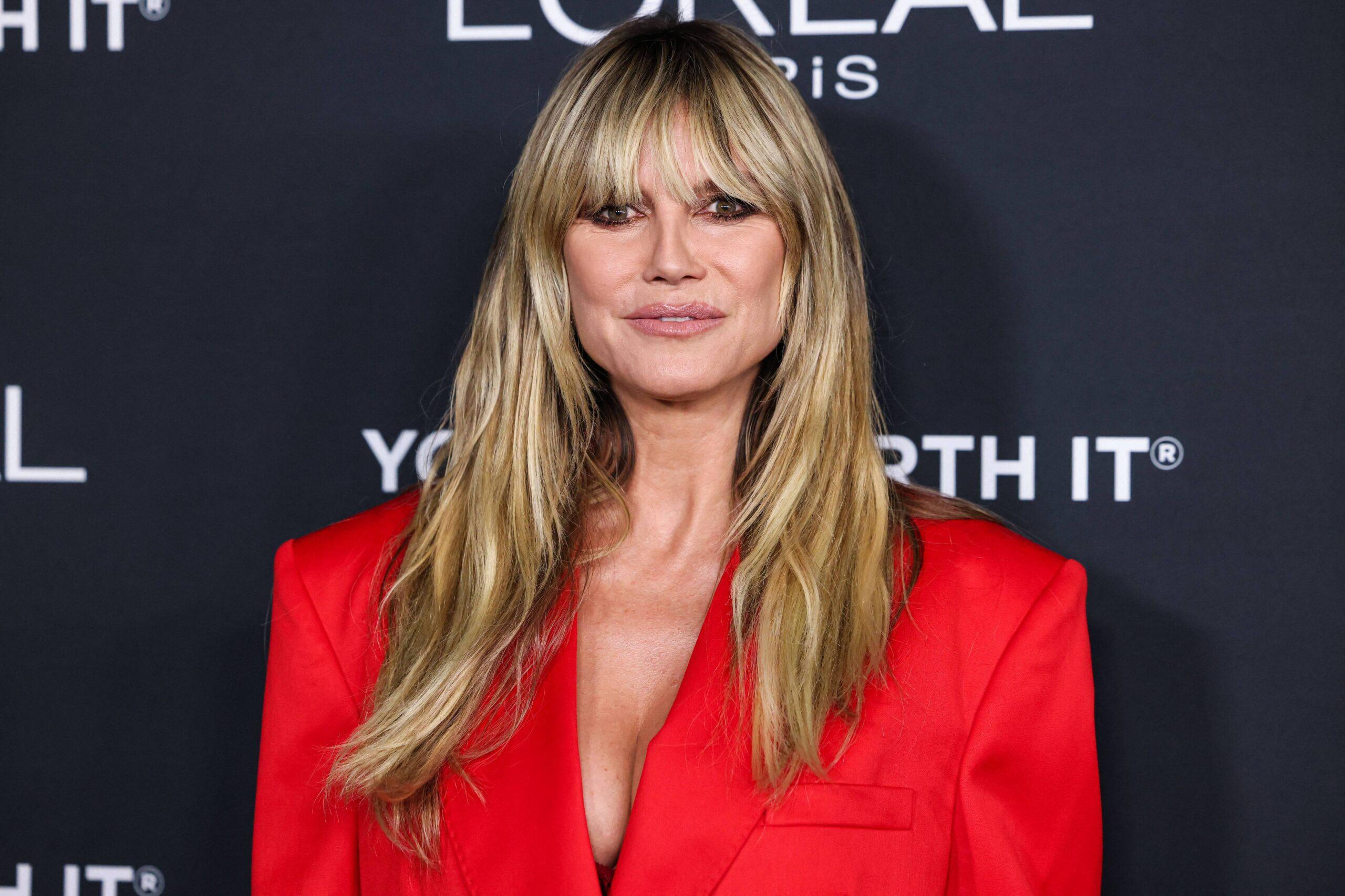 Heidi Klum na 20ª celebração anual da L'Oreal Paris Women Of Worth 2025