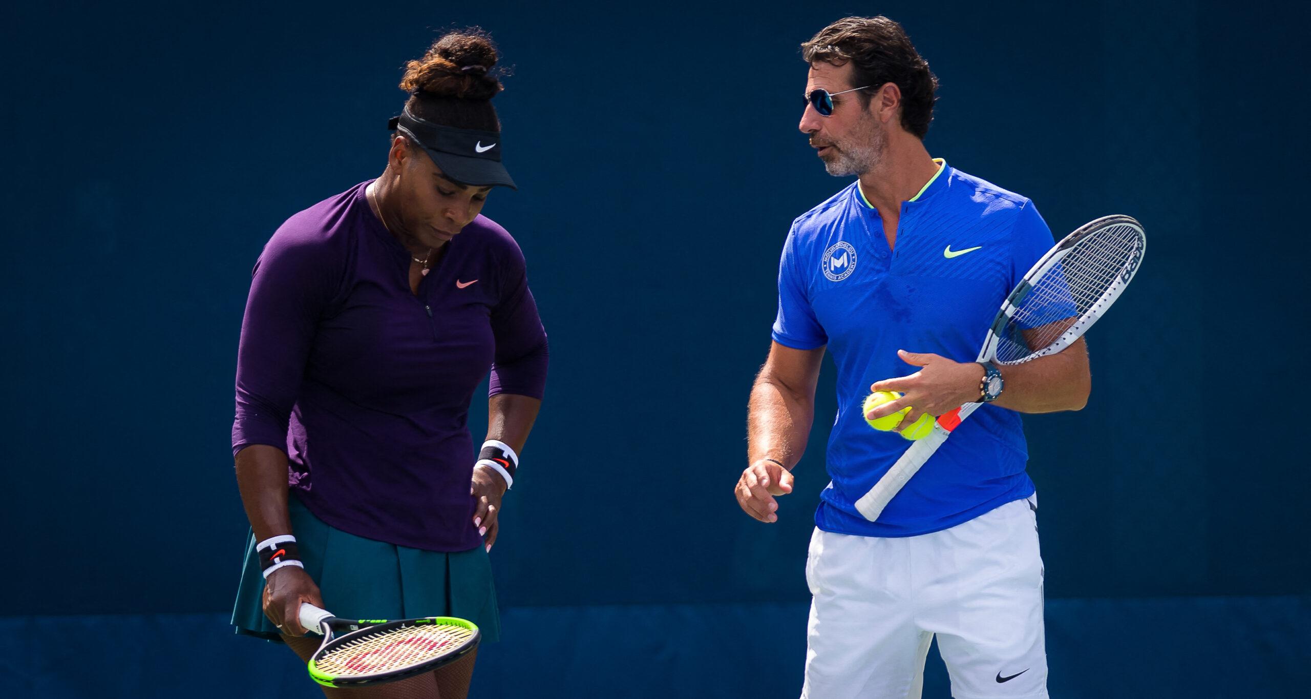 Serena Williams e Patrick Mouratoglou