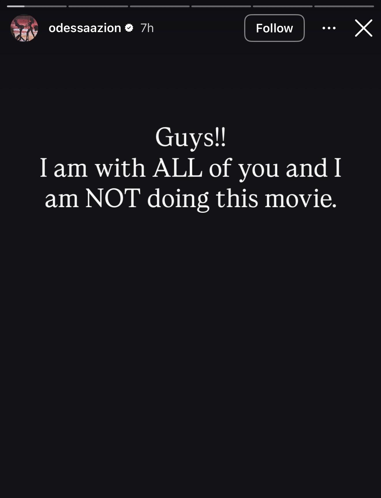 Odessa A'zion se retira de 'Deep Cuts' tras recibir una reacción violenta