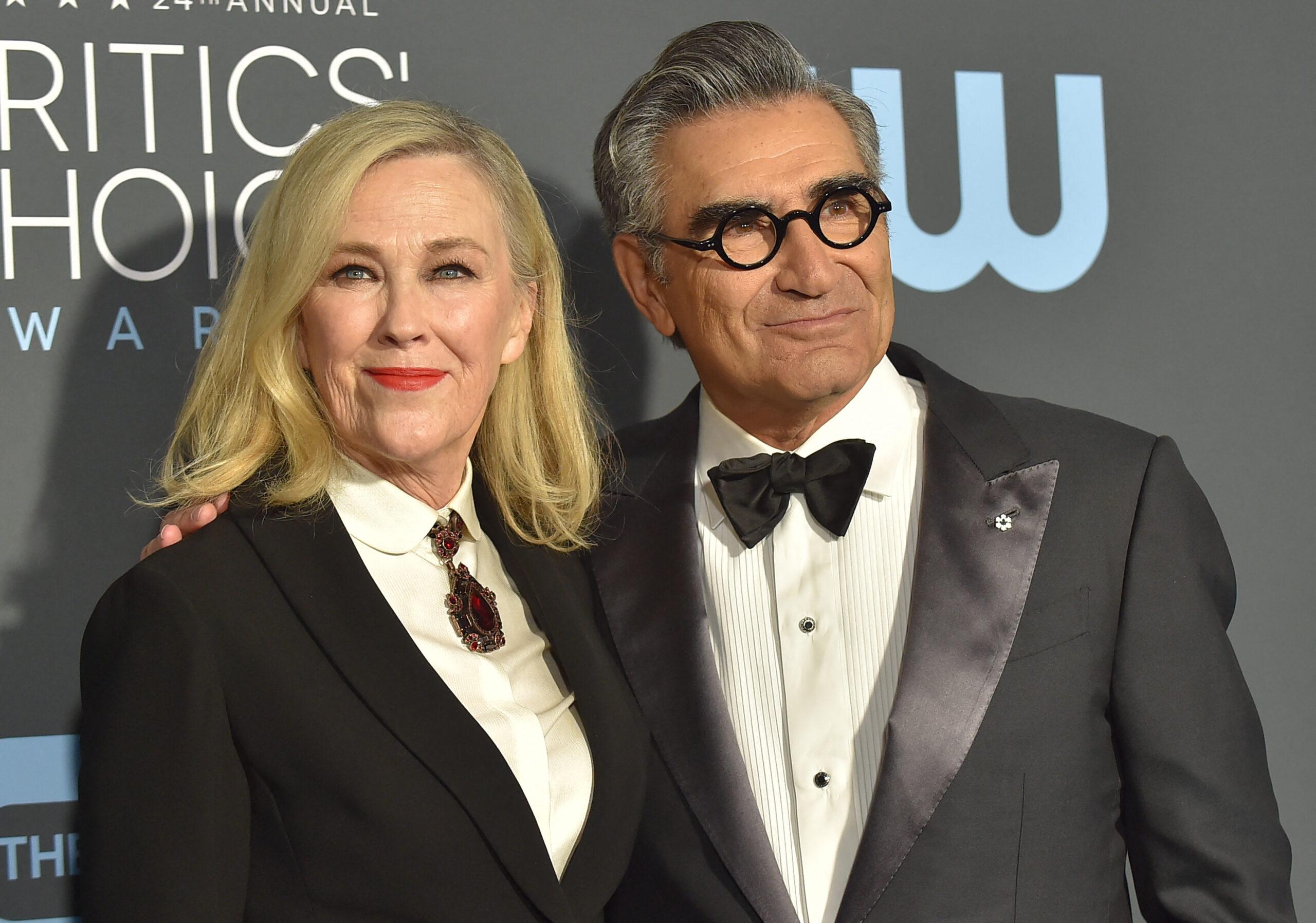 Catherine O'Hara and Eugene Levy at the 24th Annual Critics' Choice Awards