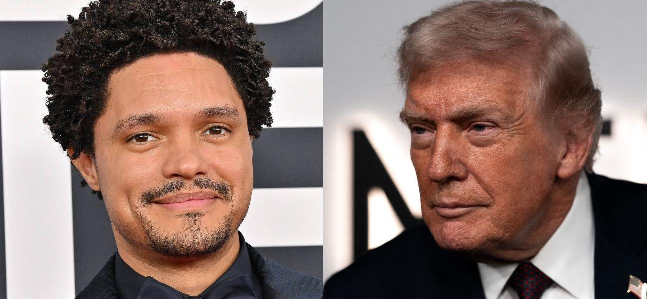 Trevor Noah (left) Donald Trump (right)