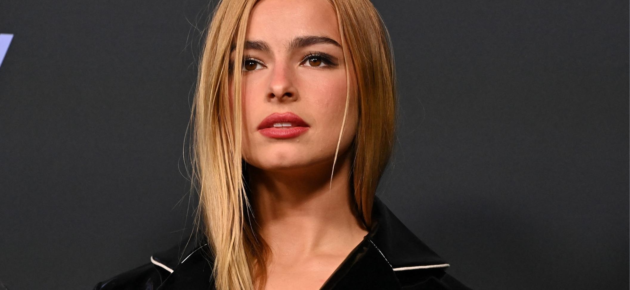 Addison Rae in black