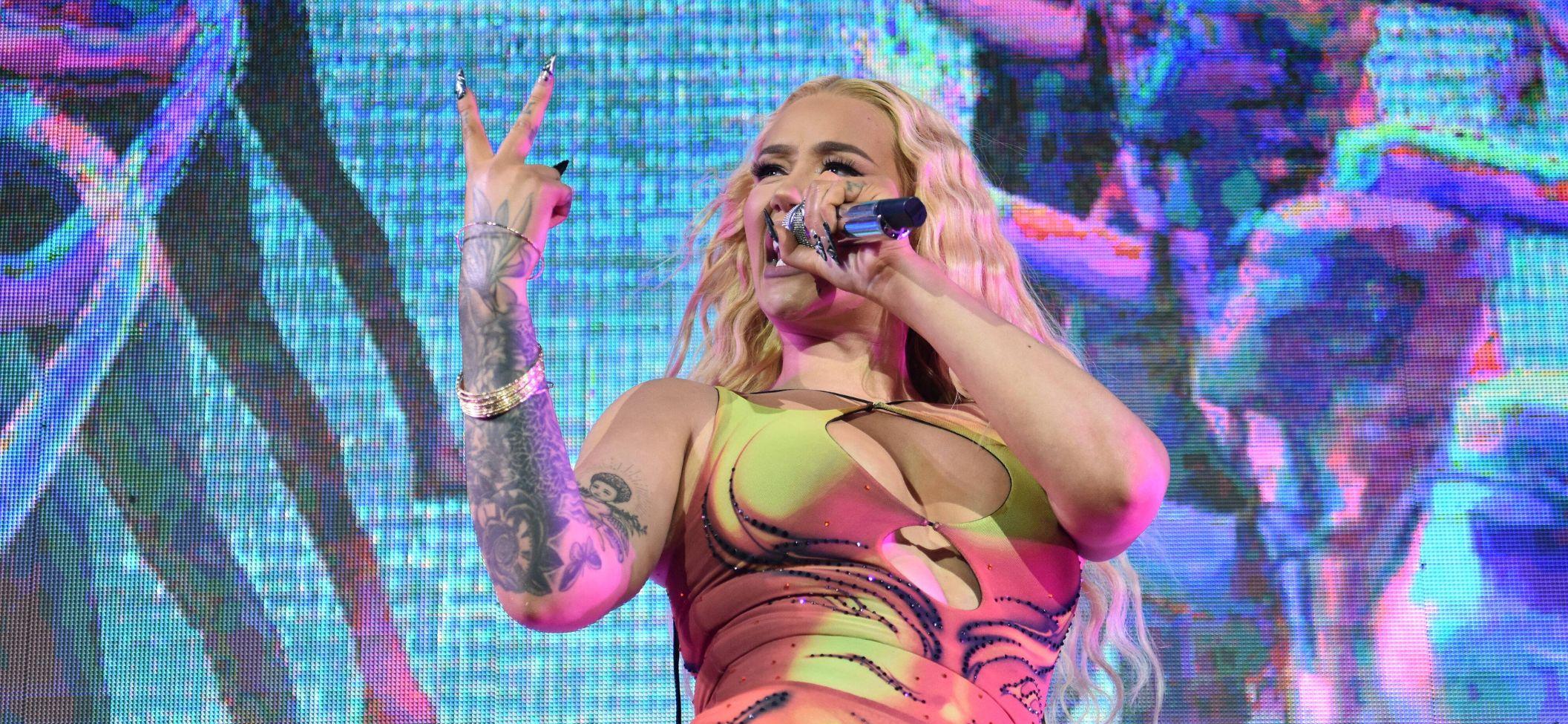 Iggy Azalea performing on stage