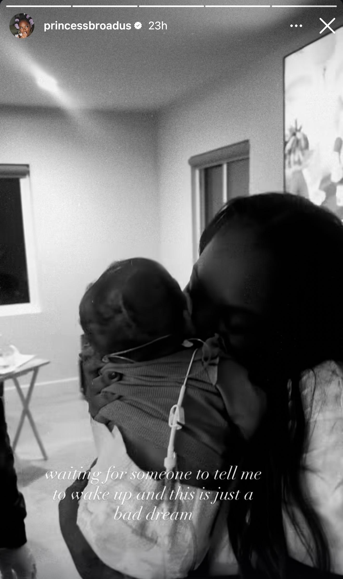 Snoop Dogg's daughter, Cori Broadus, mourns her baby's death