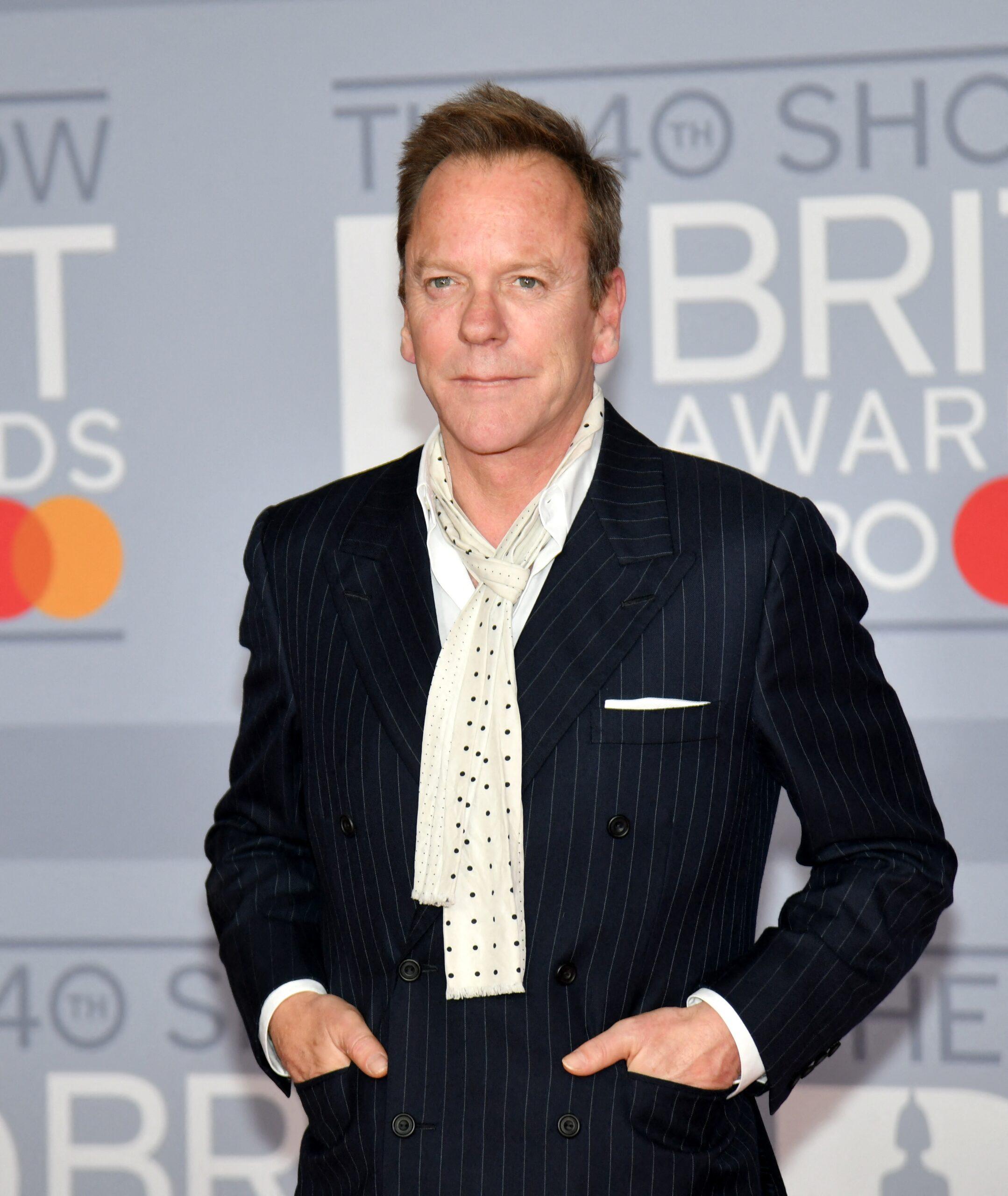 Kiefer Sutherland at the 40th BRIT Awards show Tuesday 18th February at The O2 Arena in London