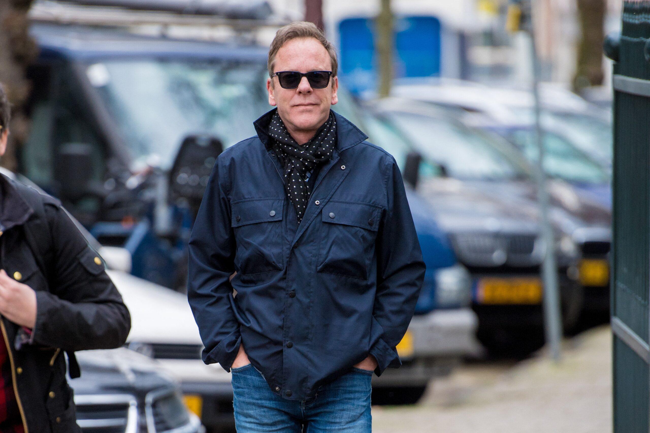 Kiefer Sutherland out and about in Amsterdam, The Netherlands