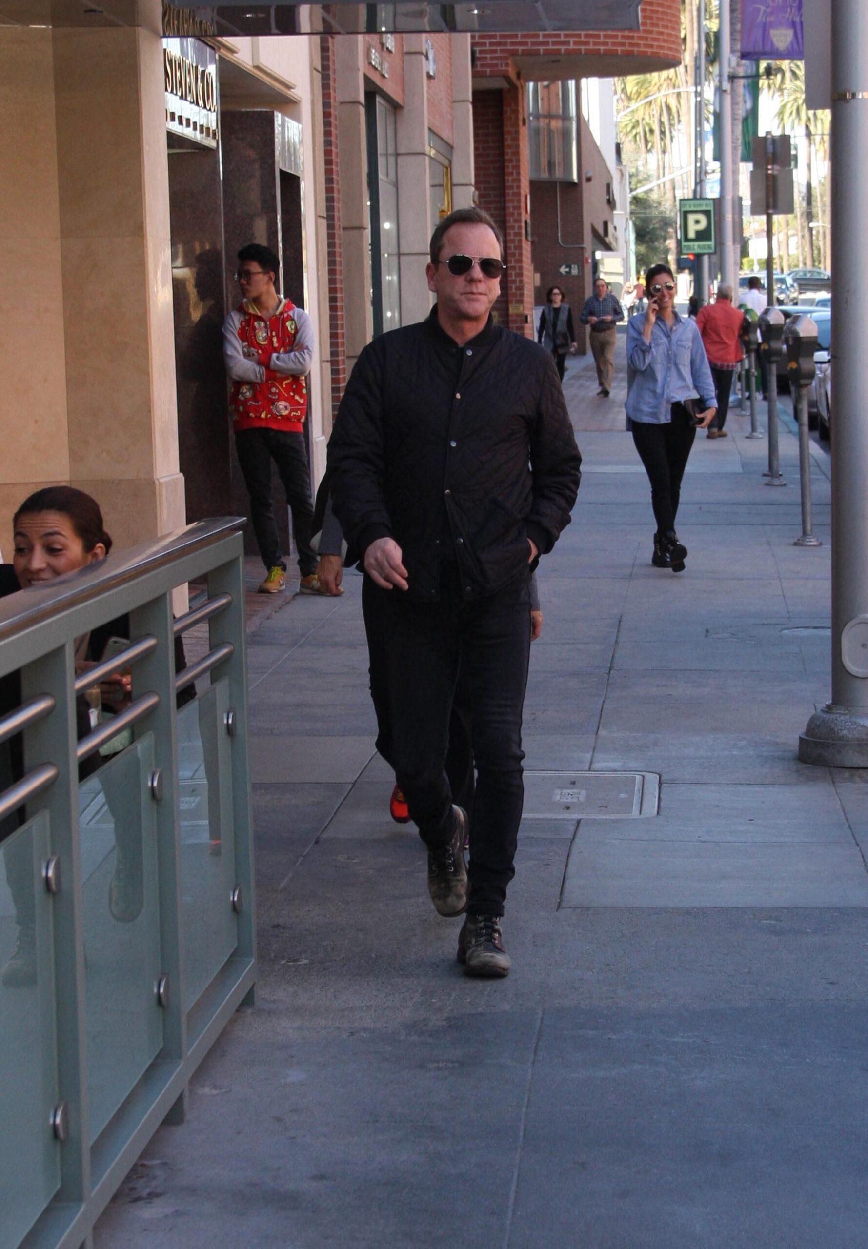 Kiefer Sutherland in Beverly Hills